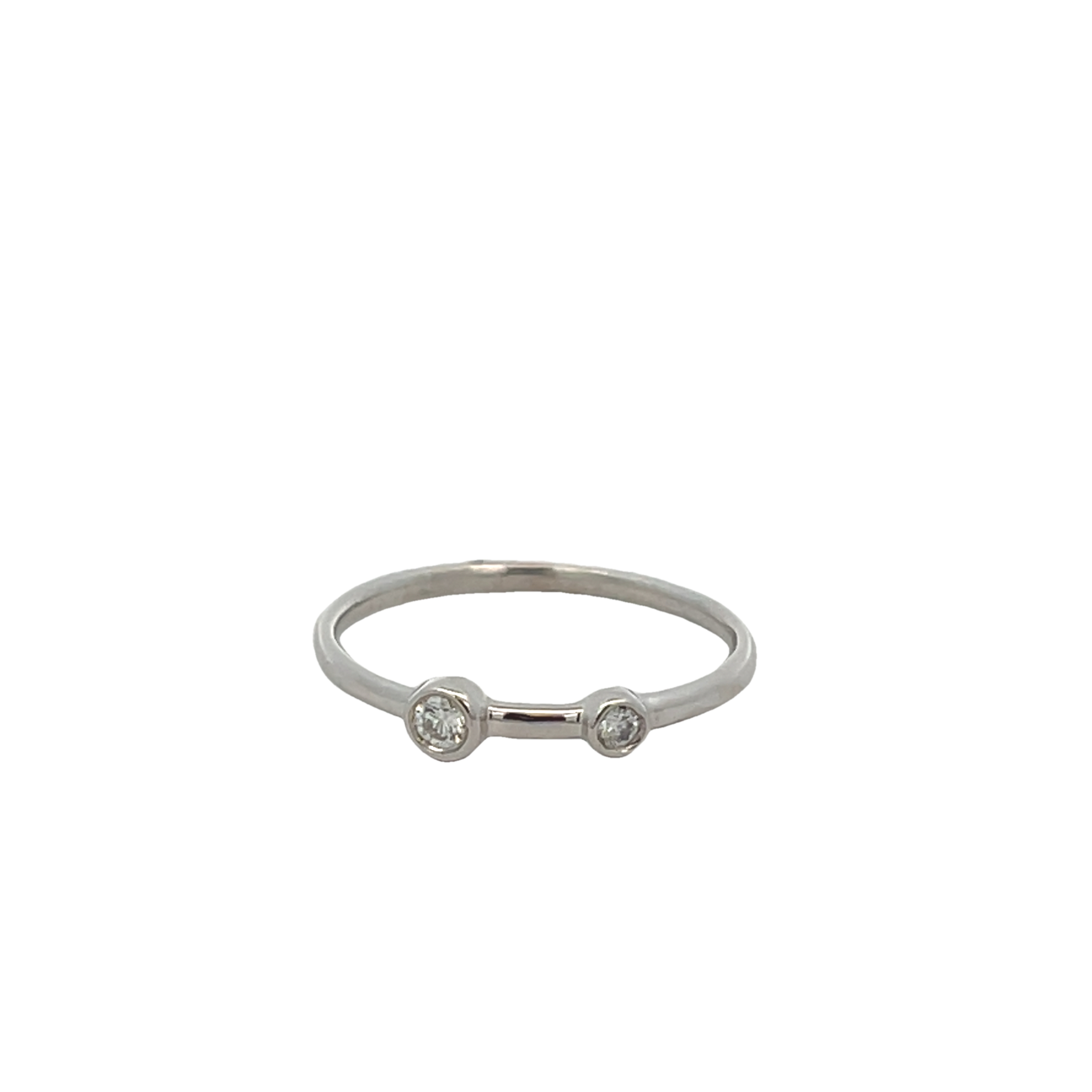14k White Gold Diamond Fashion Ring