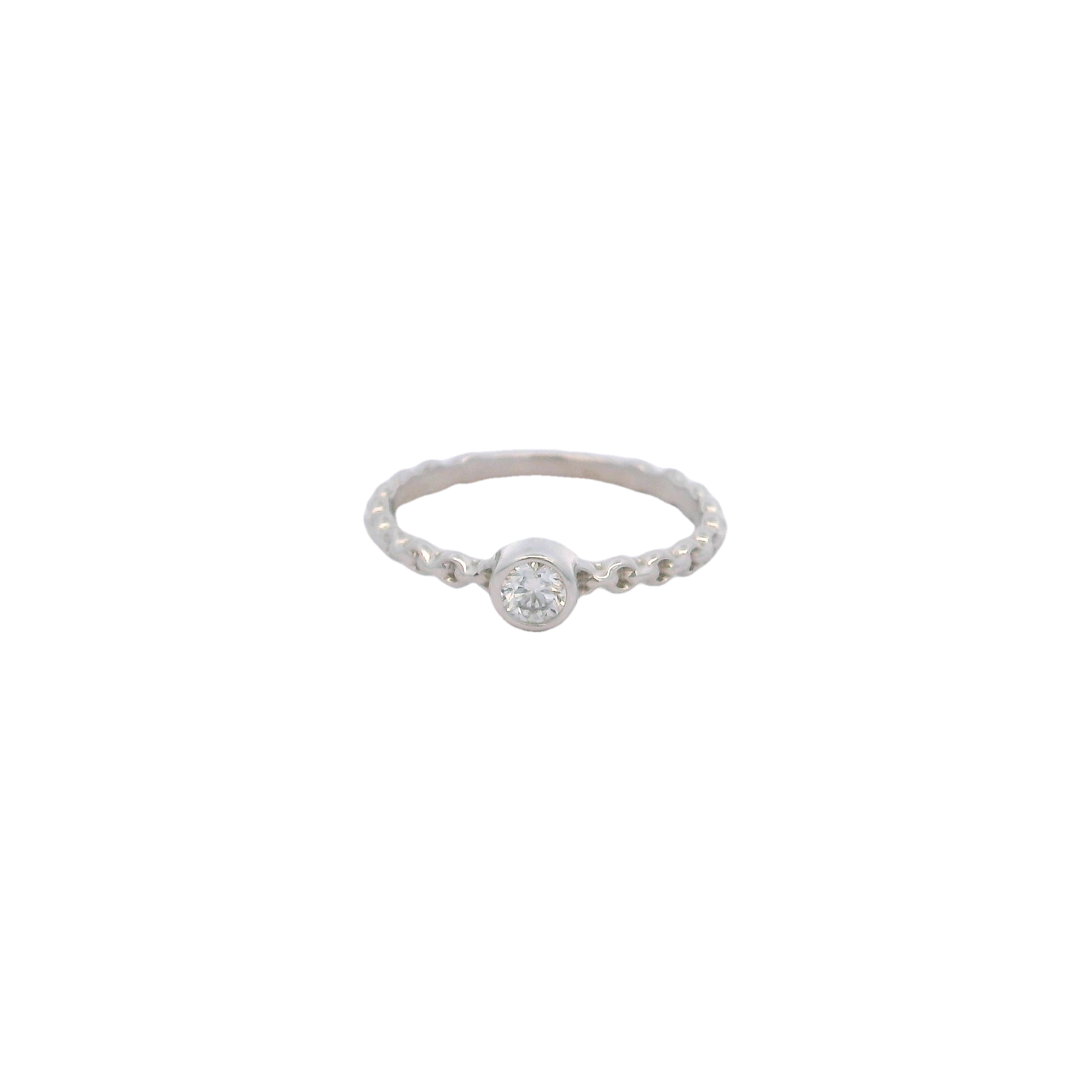14k White Gold Diamond Fashion Ring
