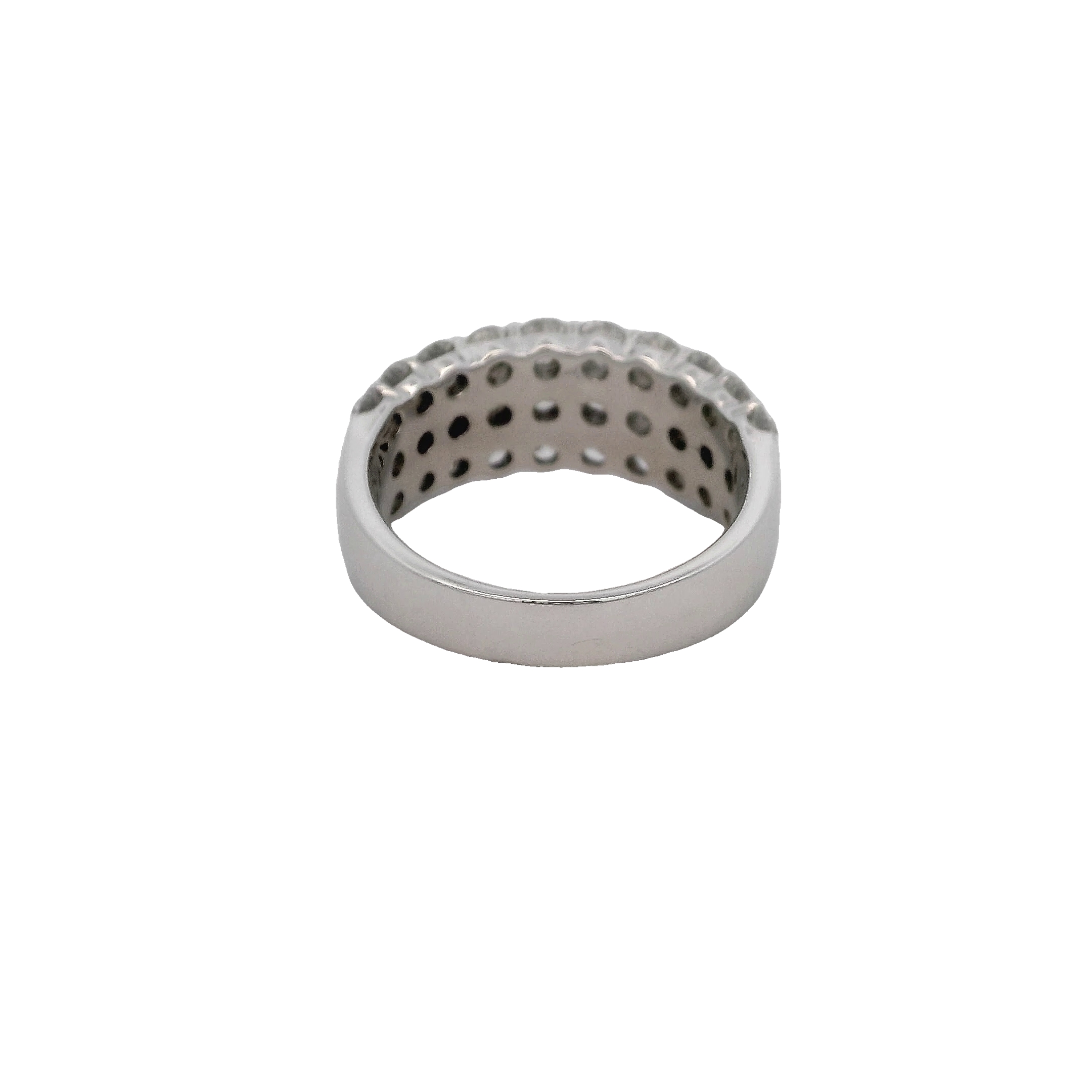 14k White Gold Diamond Fashion Ring