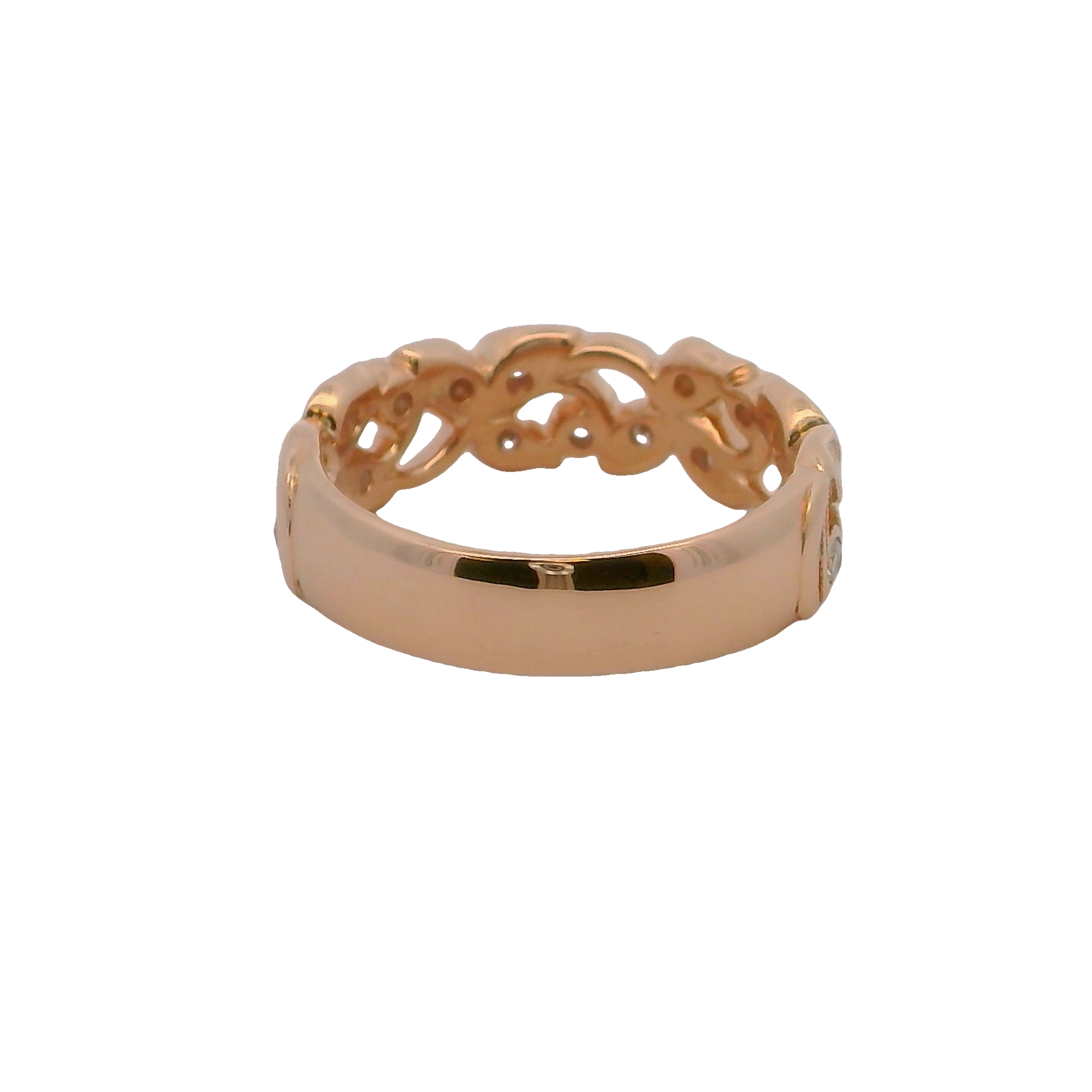 14k Yellow Gold Diamond Fashion Ring