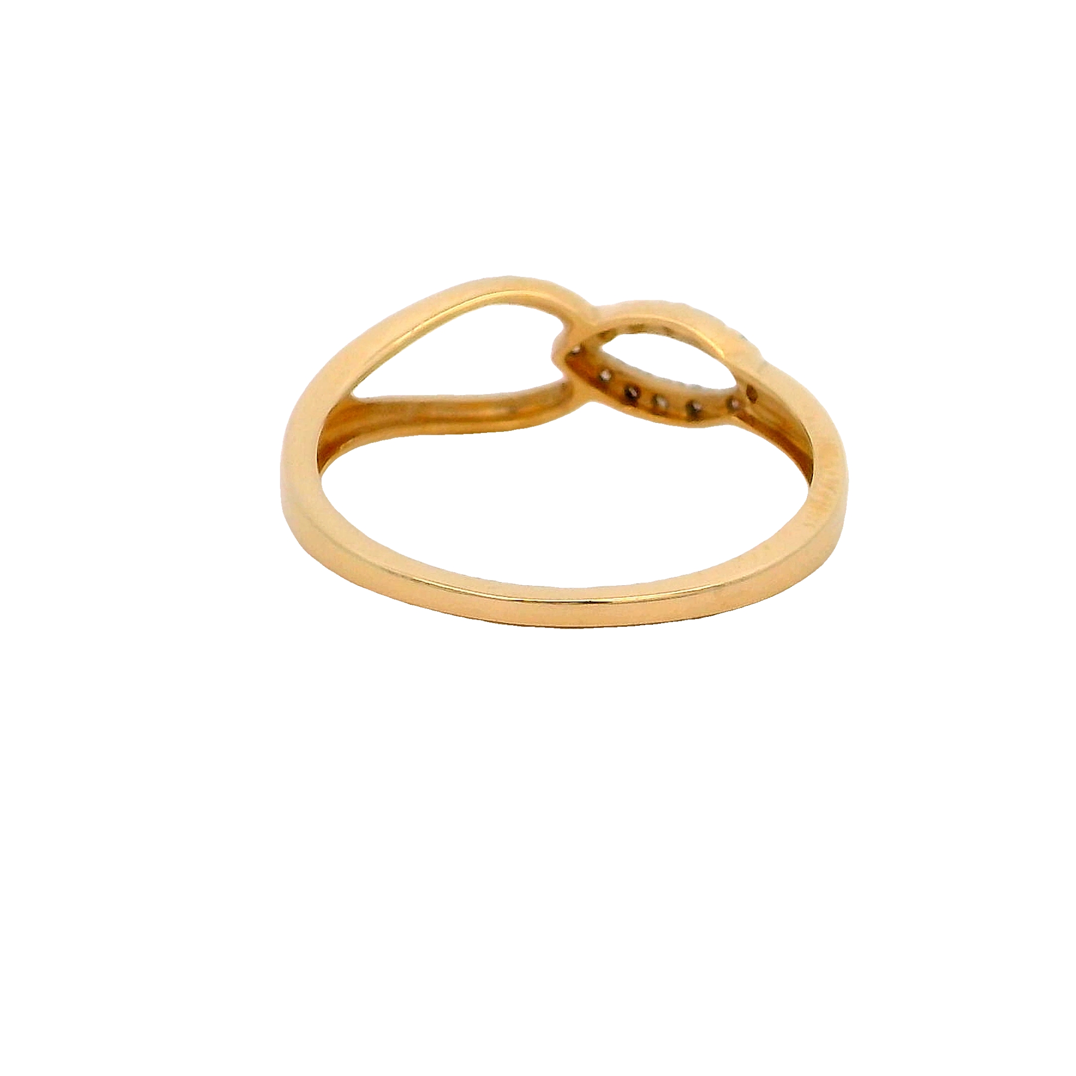 14k Yellow Gold Diamond Fashion Ring