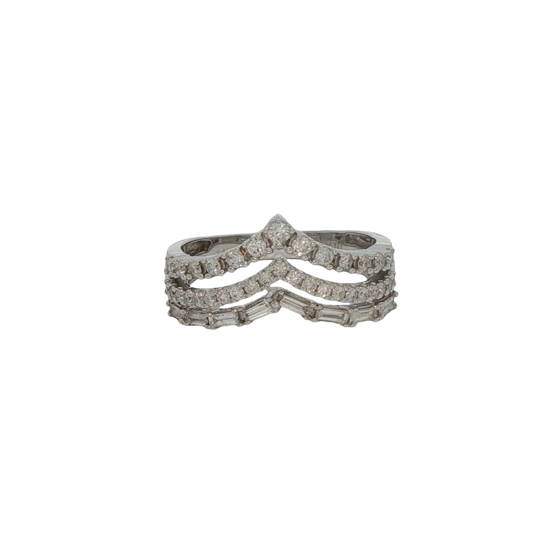 14k White Gold Diamond Ring