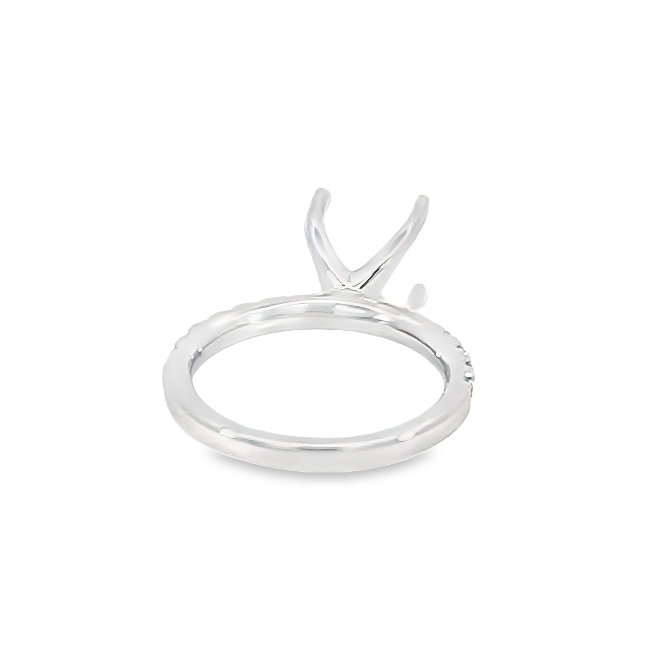 Platinum Semi- Mount Engagement Ring