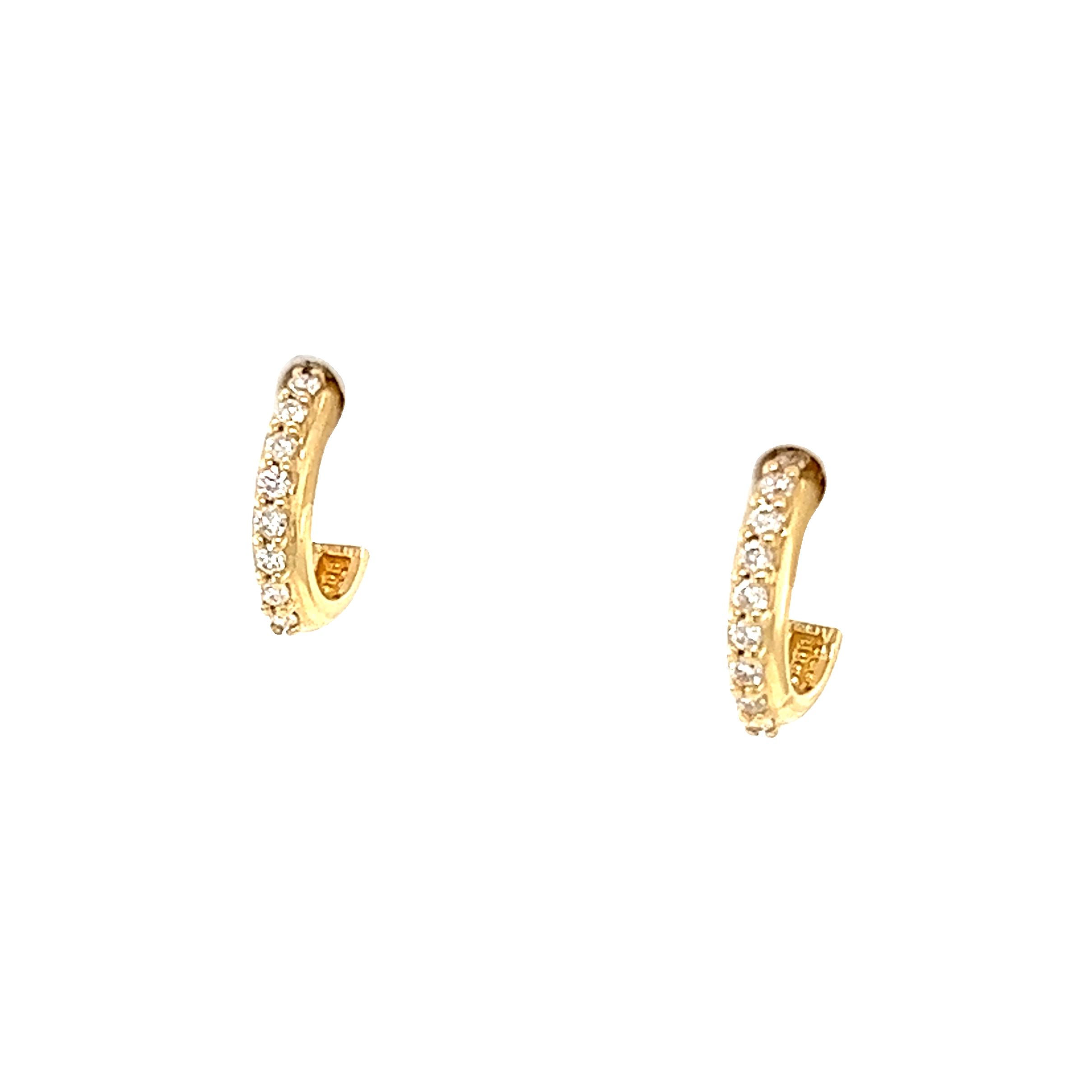 Diamond Hoop Earrings