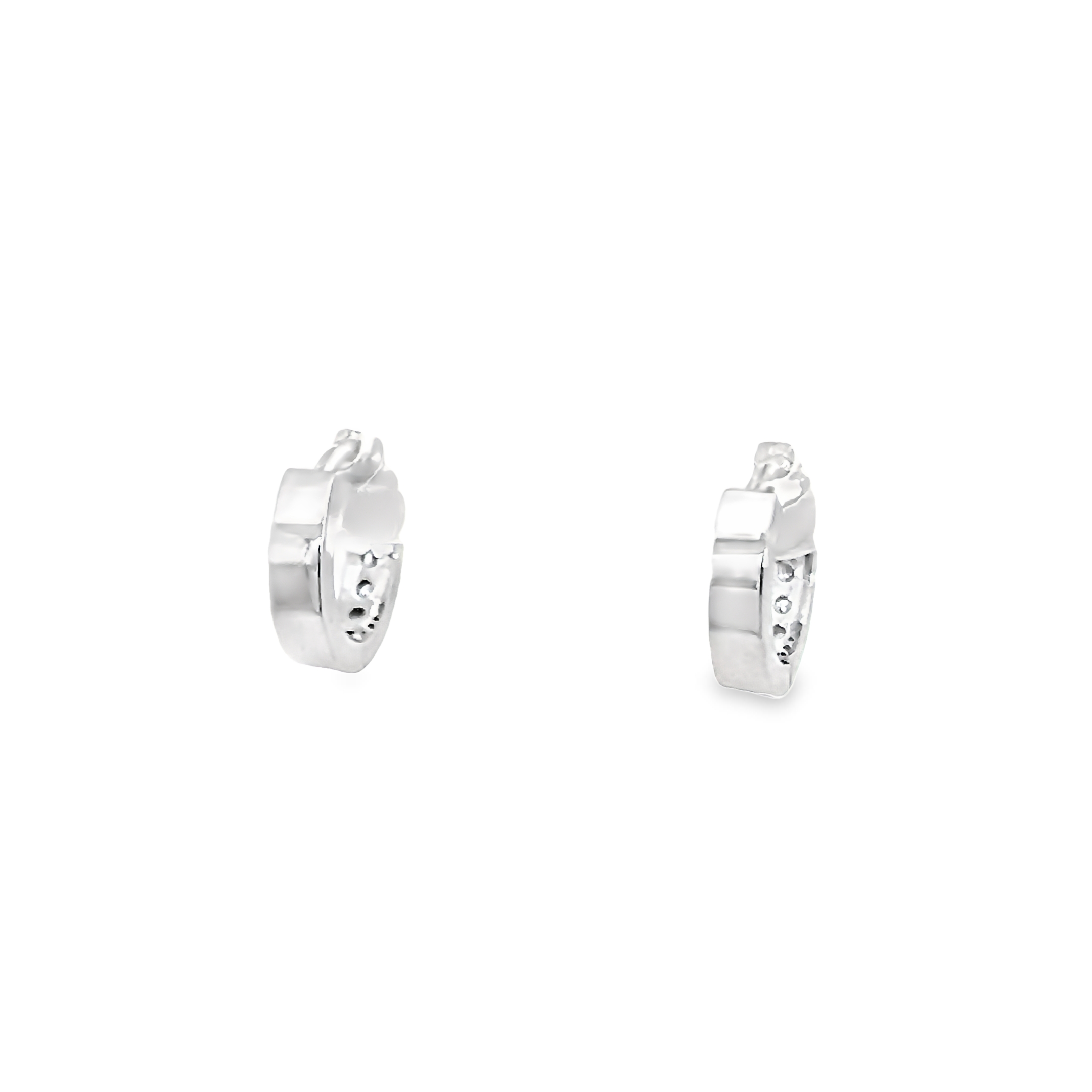 Diamond Hoop Earrings