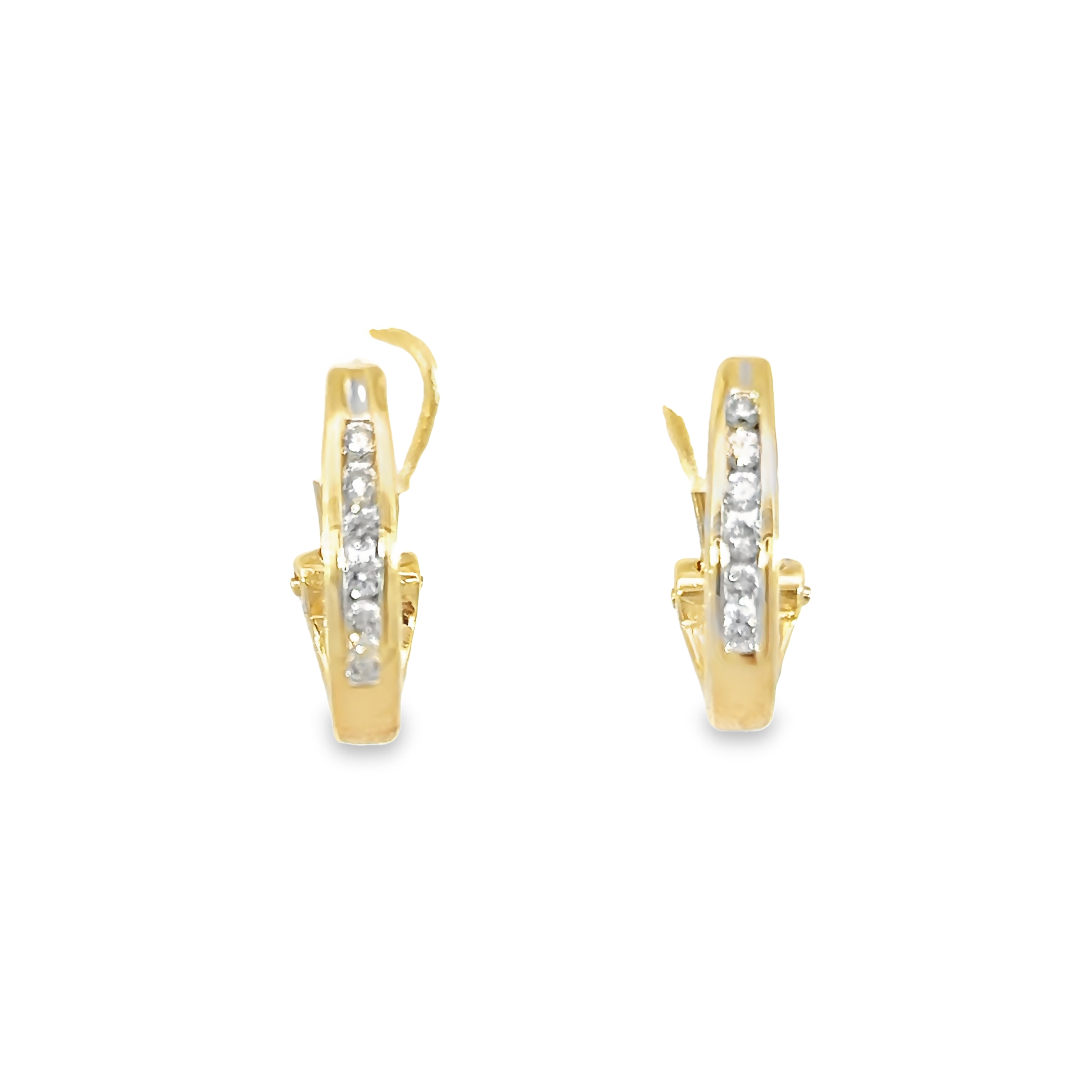 14k Yellow Gold Small Hoops