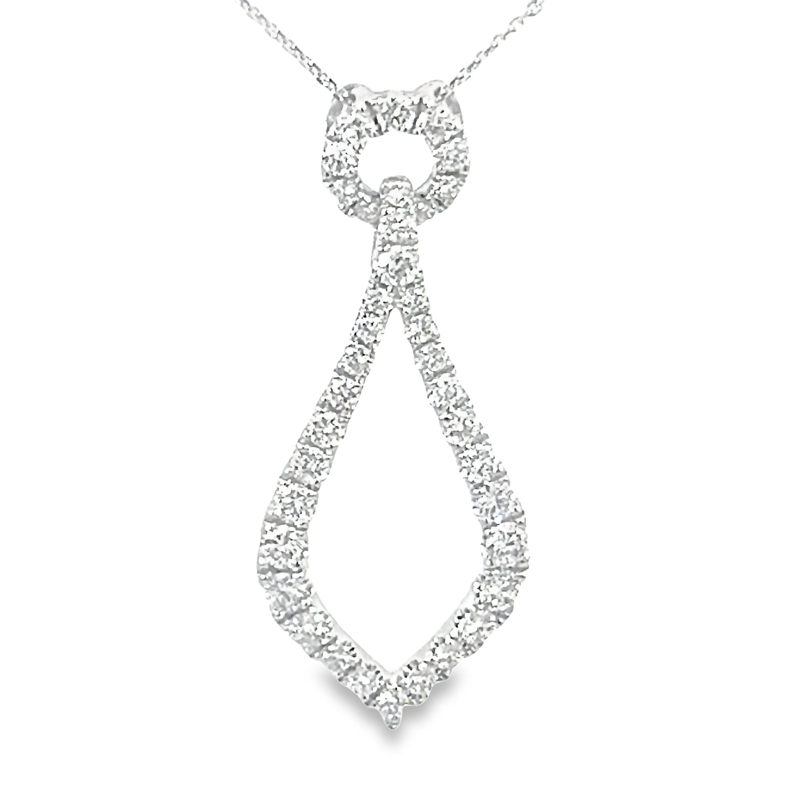 Platinum Diamond Pendant Necklace