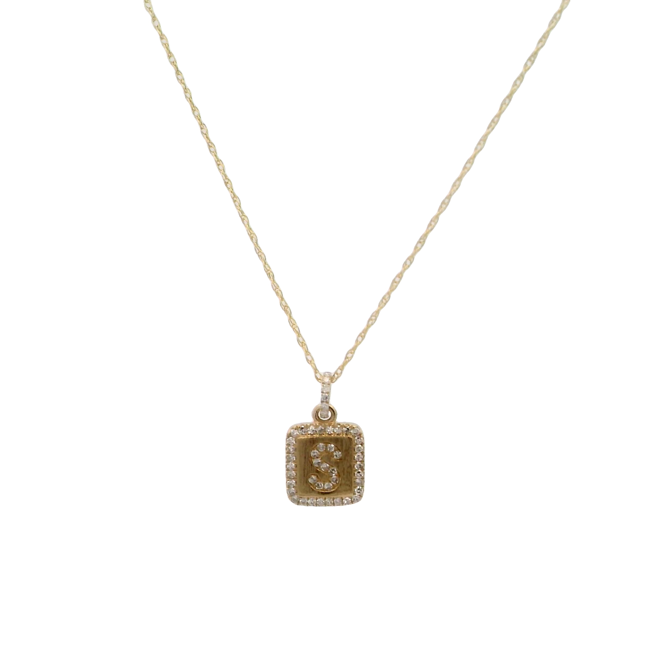 14k Yellow Gold Diamond 