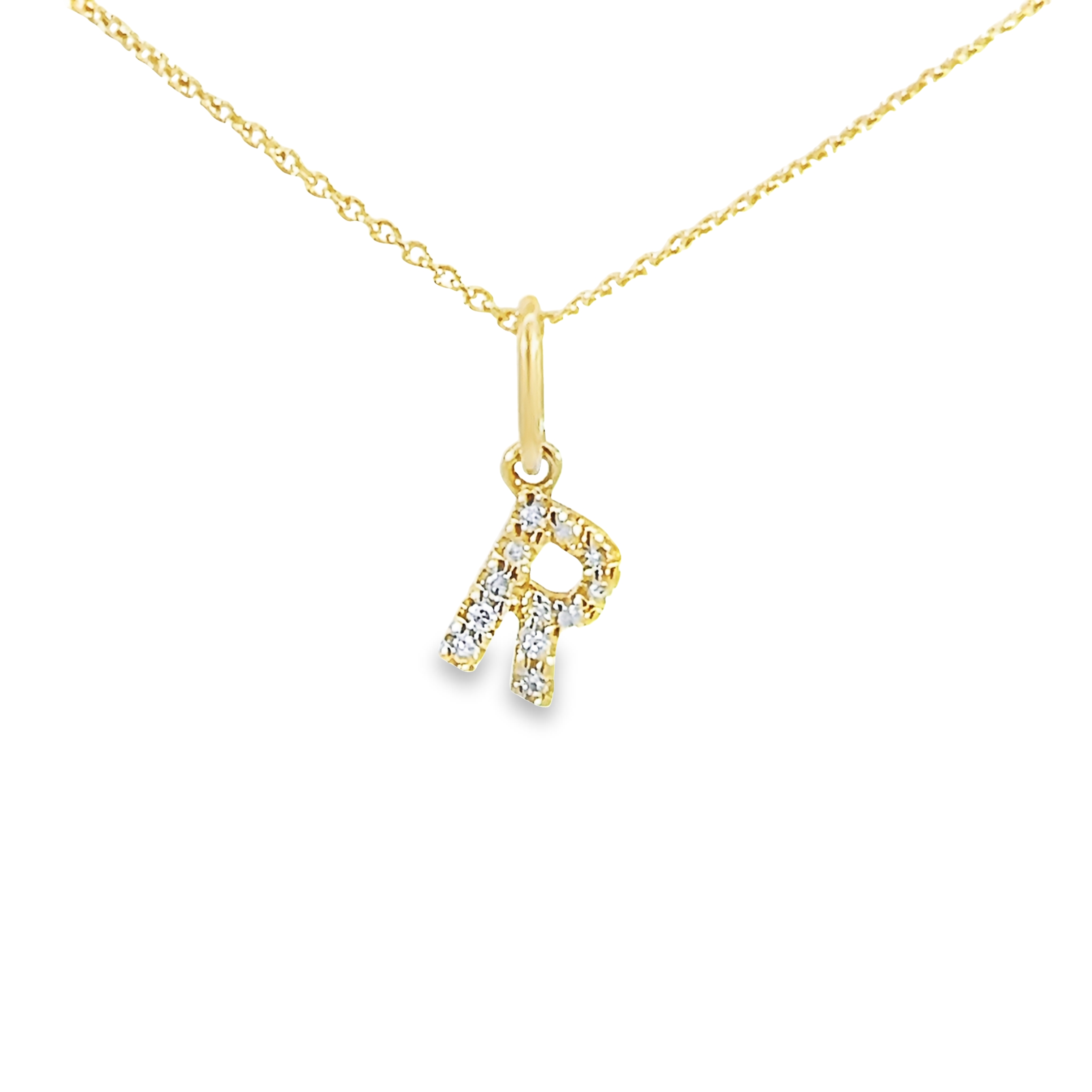 14k Yellow Gold Diamond 