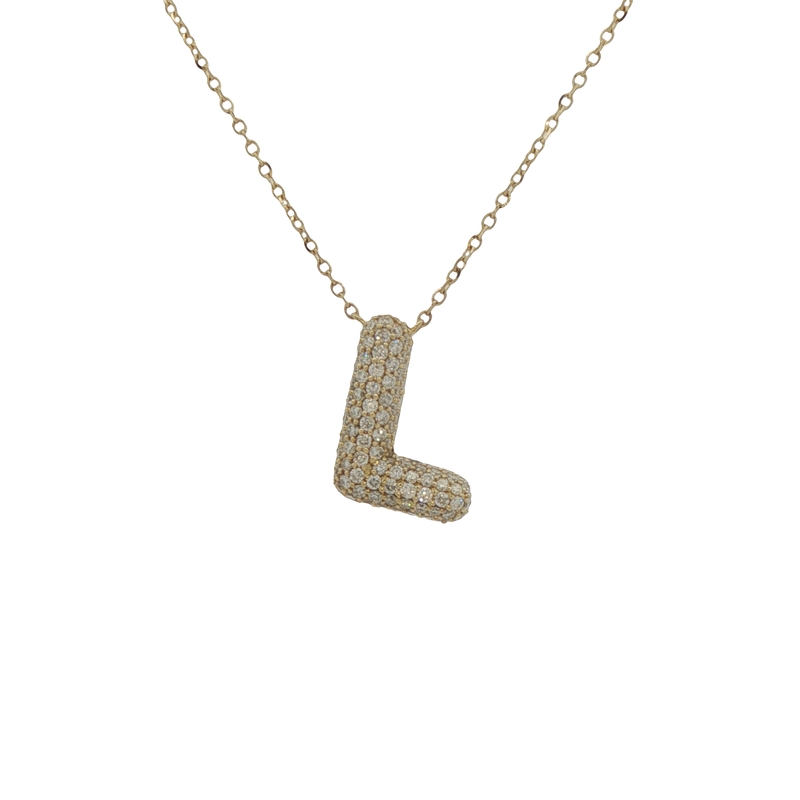 14k Yellow Gold Diamond 