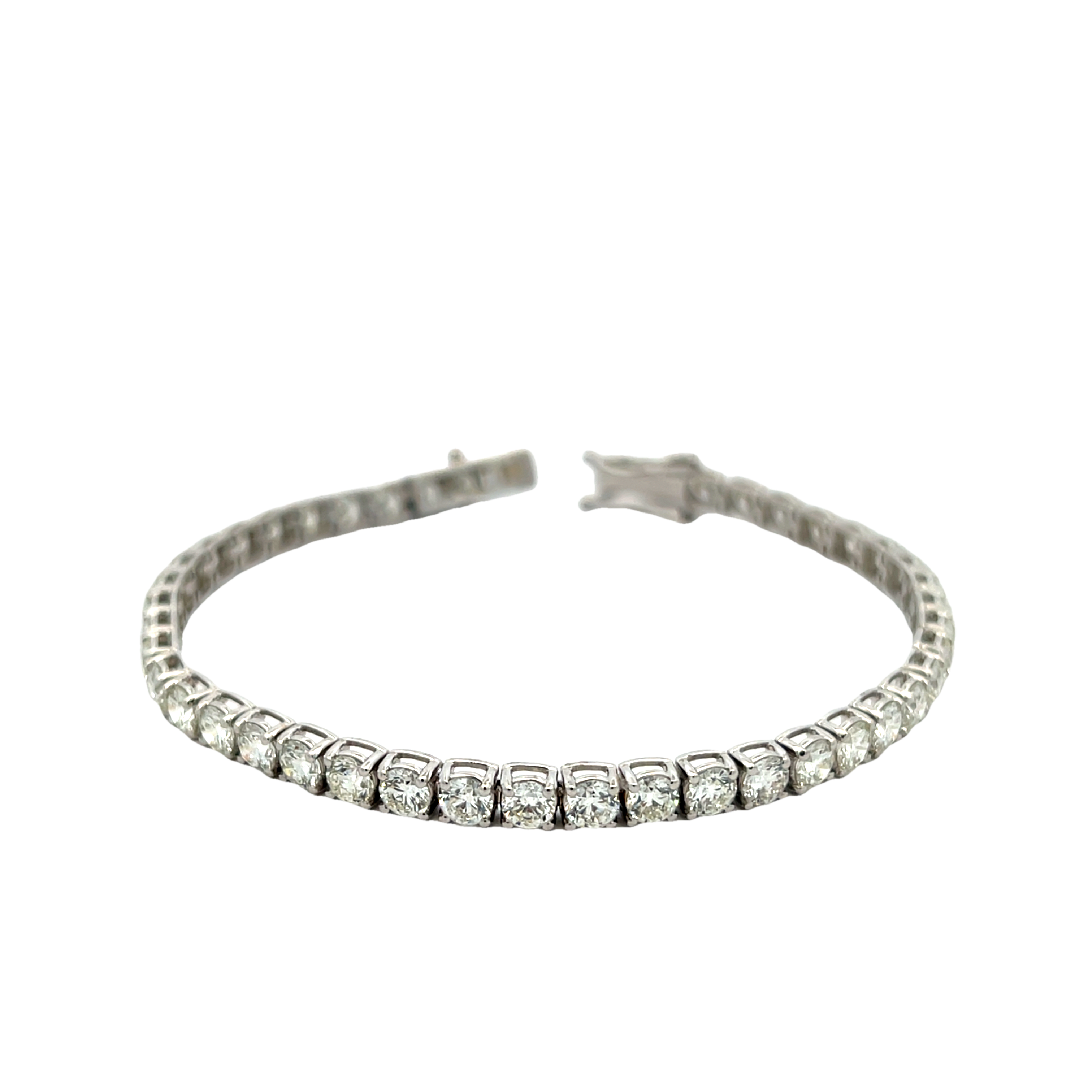 14k White Gold Tennis Bracelet