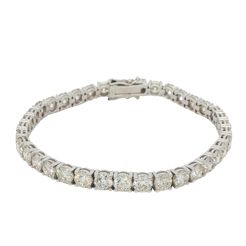 14k White Gold Tennis Bracelet