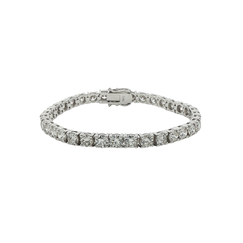 14k White Gold Tennis Bracelet