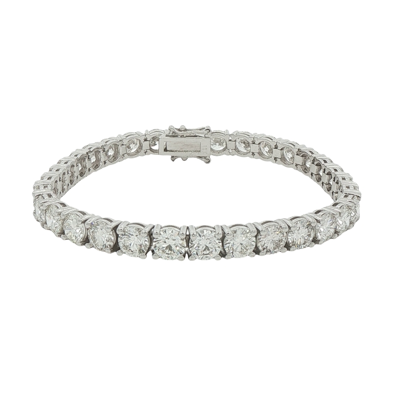 14k White Gold Diamond Tennis Bracelet