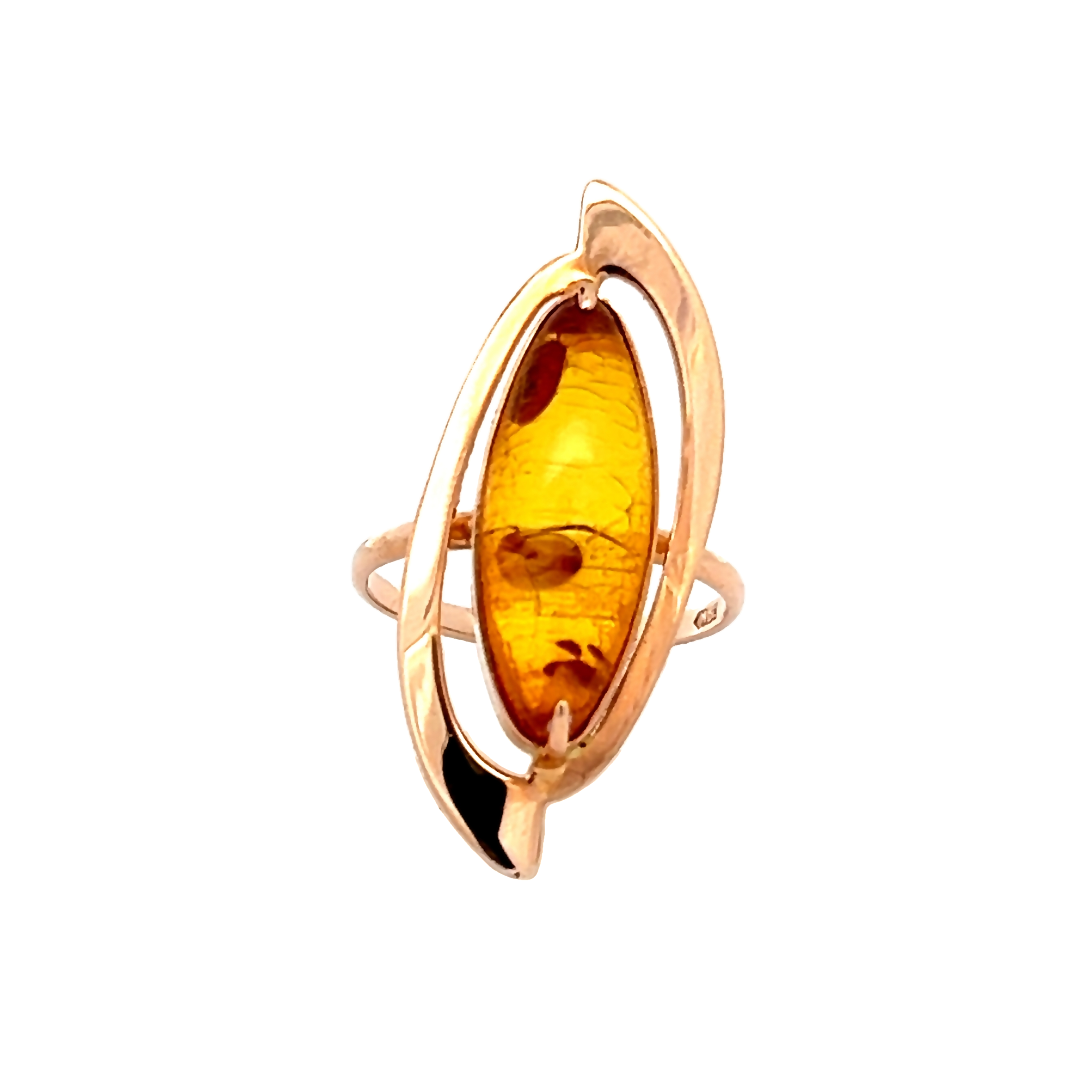 Solid cognac-color amber ring - BalticBuy - Amber Jewelry, Souvenirs,  Business Gifts