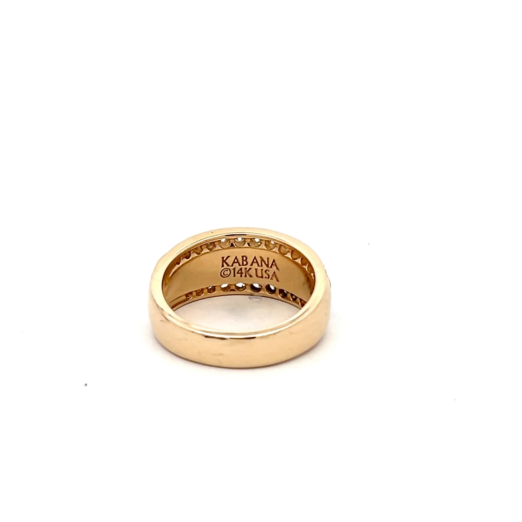 14k Yellow Gold Australian Opal And Diamond Ring