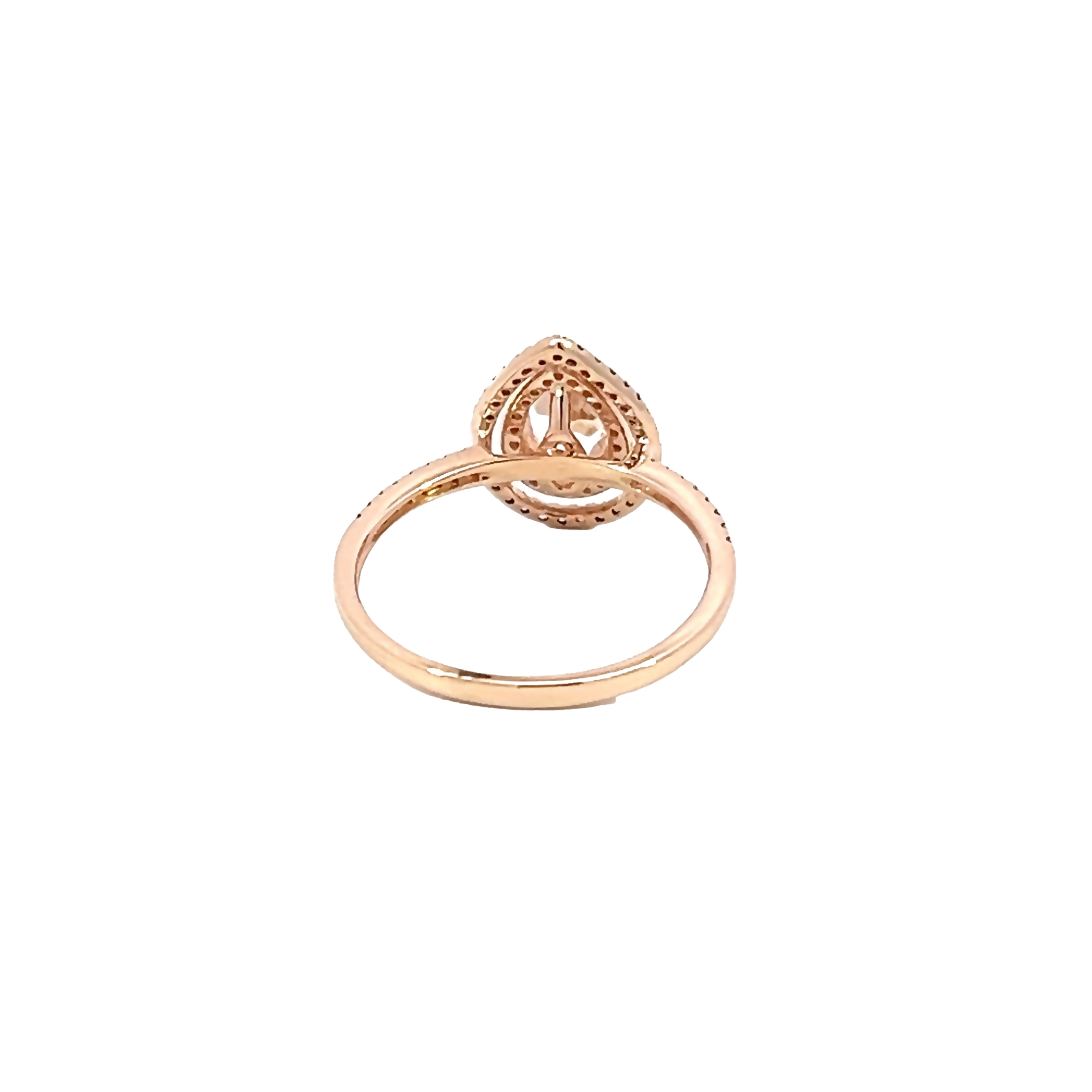14k Rose Gold Morganite Fashion Ring