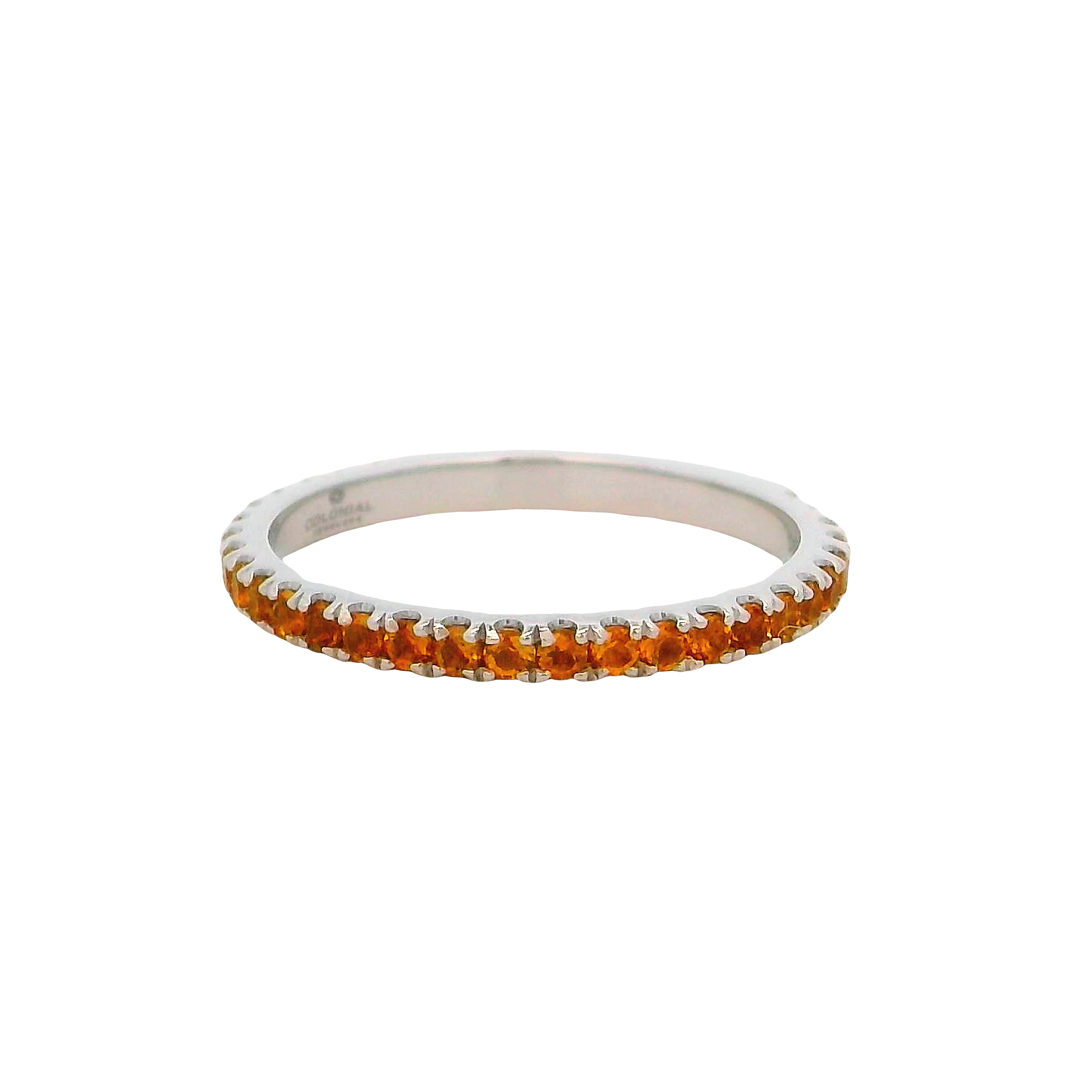 14k White Gold Citrine Ring