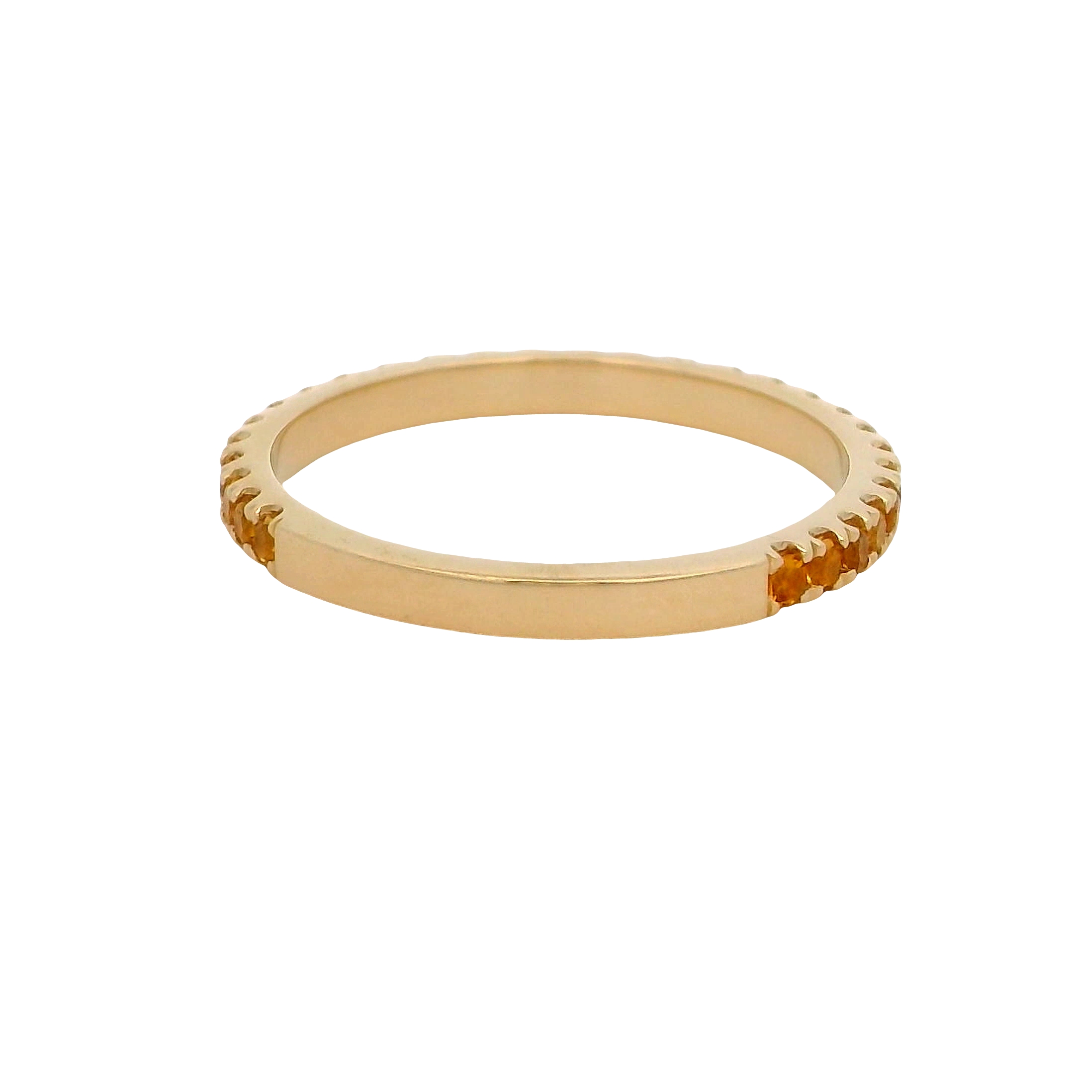 14k Yellow Gold Citrine Ring