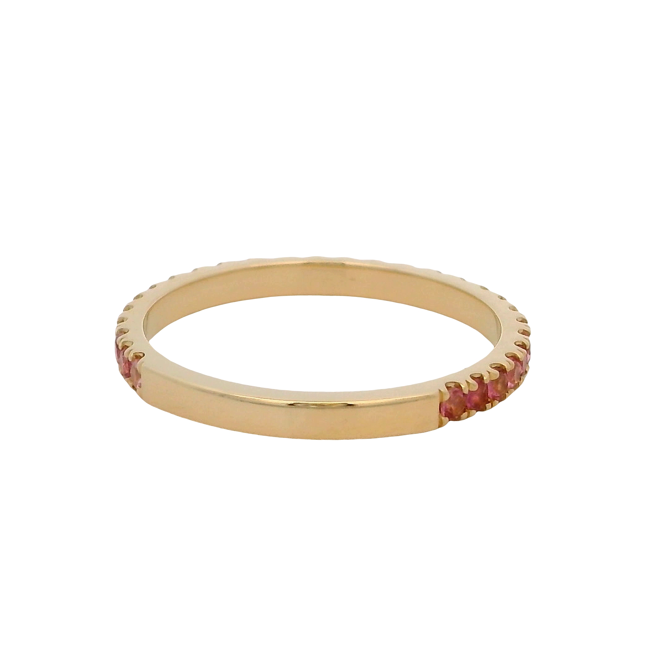 14k Yellow Gold Pink Tourmaline Ring