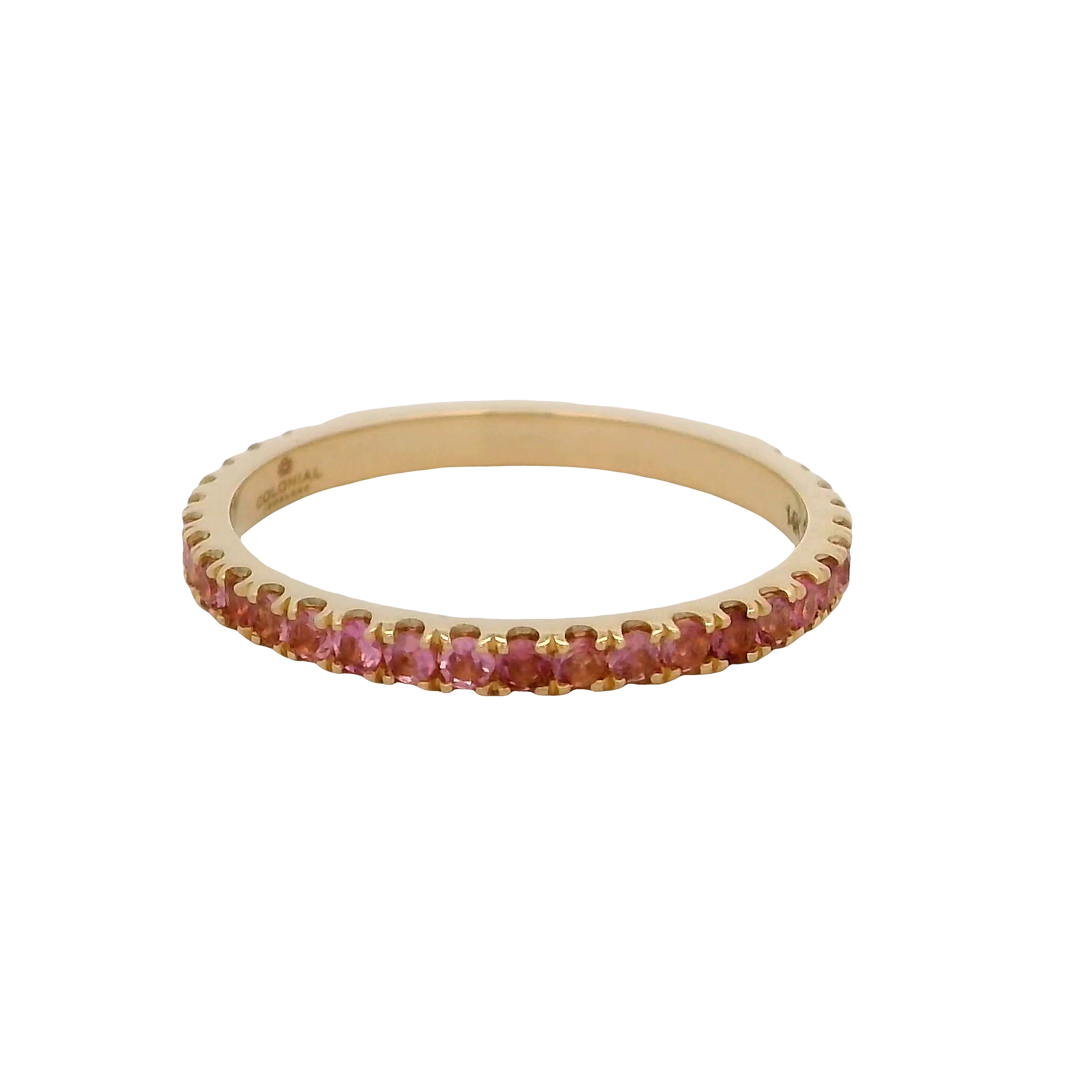 14k Yellow Gold Pink Tourmaline Ring