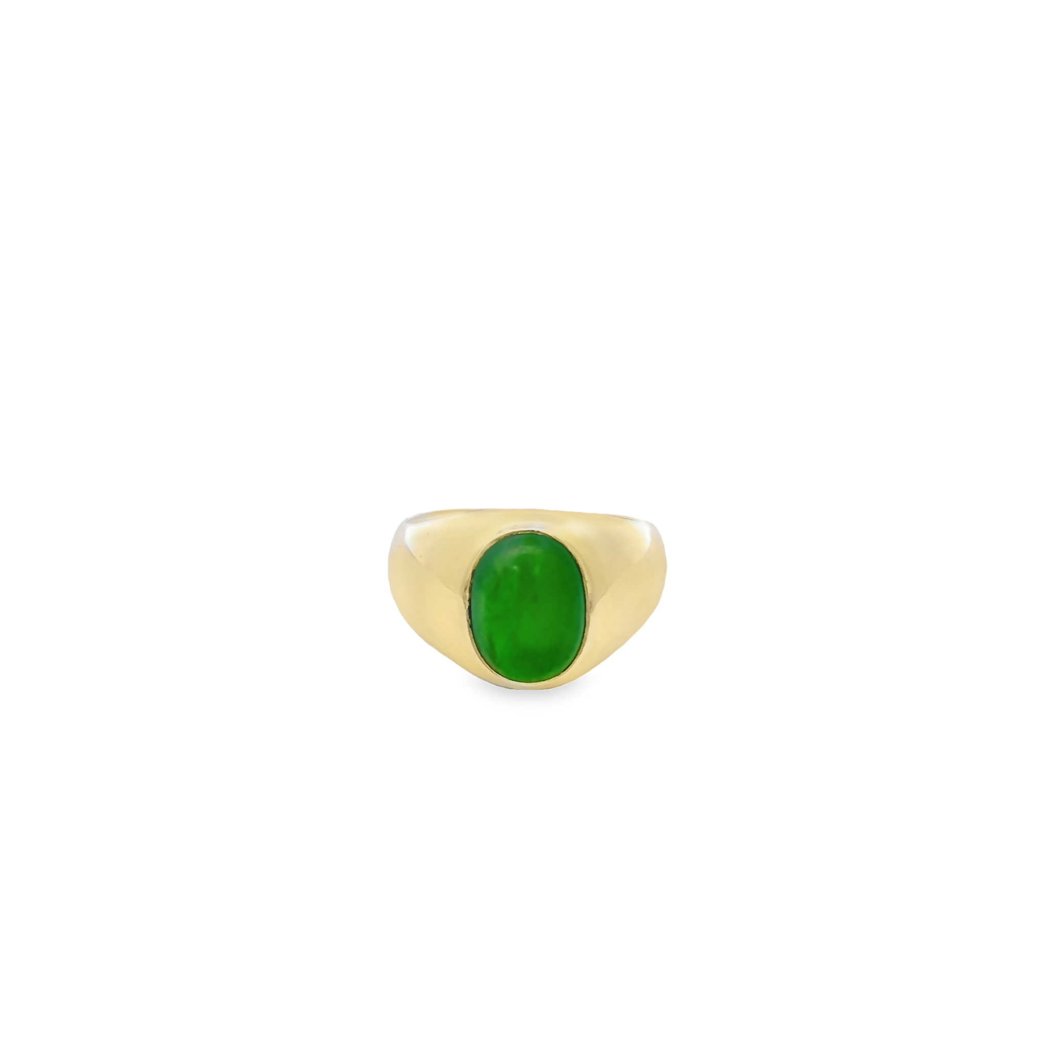 18k Yellow Gold Jadeite Ring