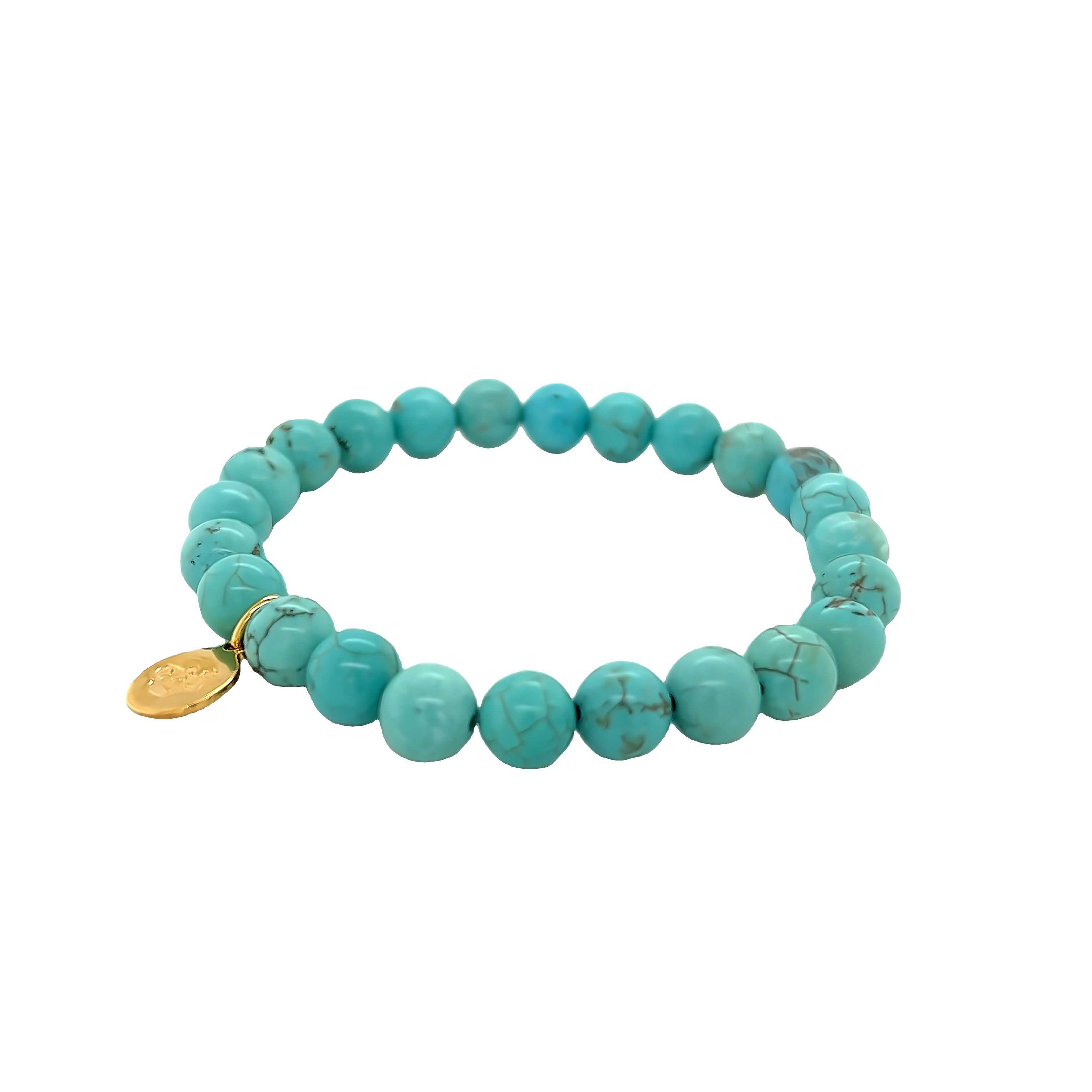 8mm blue Howlite bead bracelet for charities Frederick Health  Blessings in a Backpack and Mental Health Association