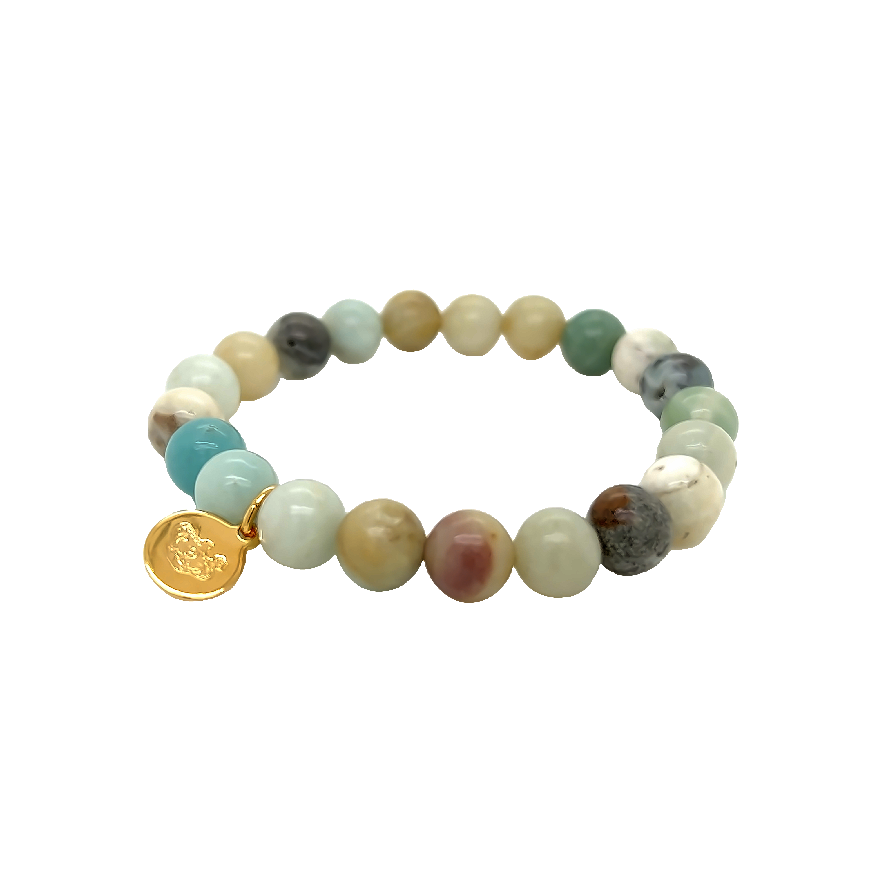 8mm Amazonite beaded bracelet for charity Platoon22