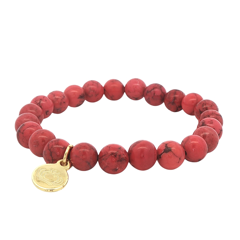 Red Howlite Bracelet - Children Of Incarcerated Parents Partnership
