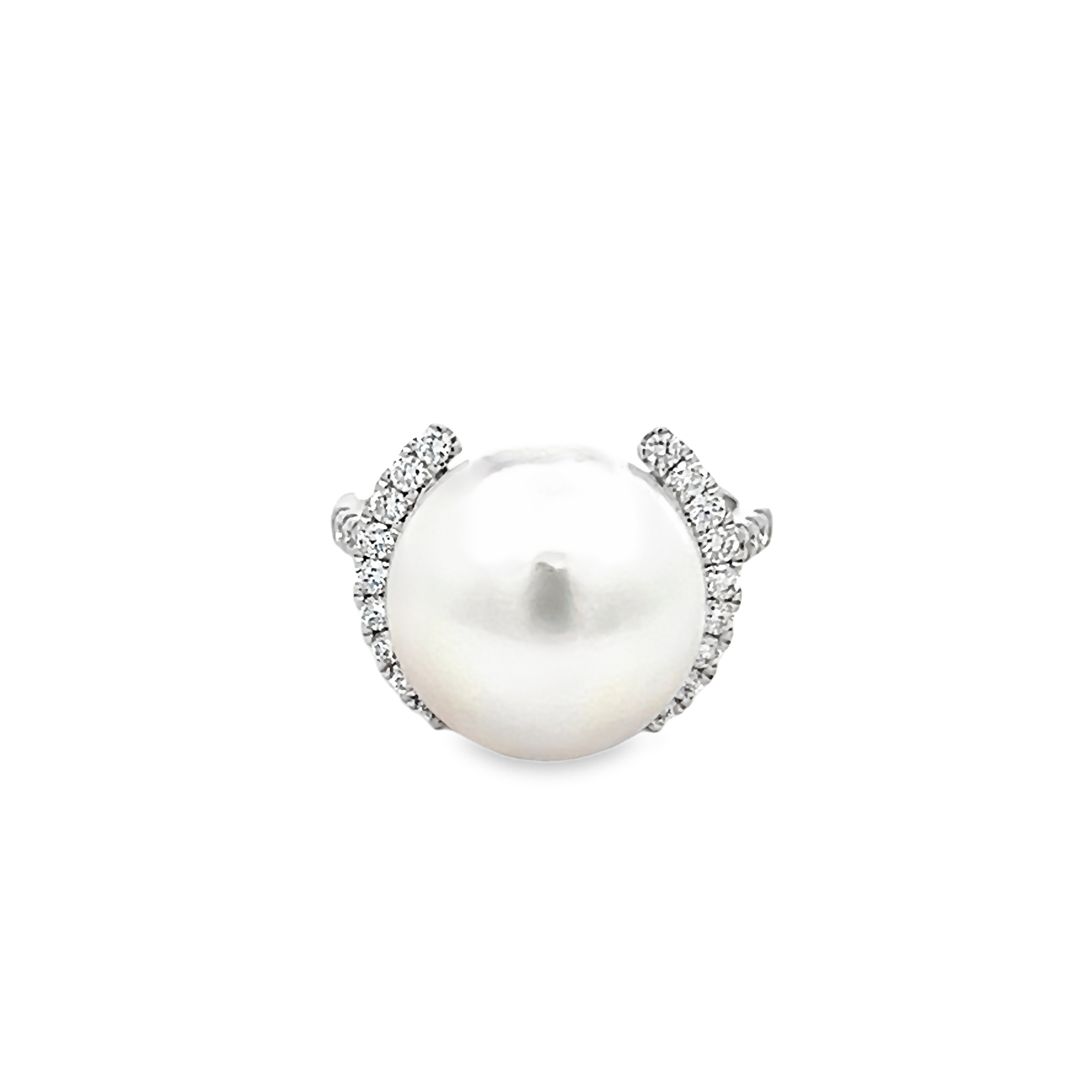 18k White Gold Pearl Ring