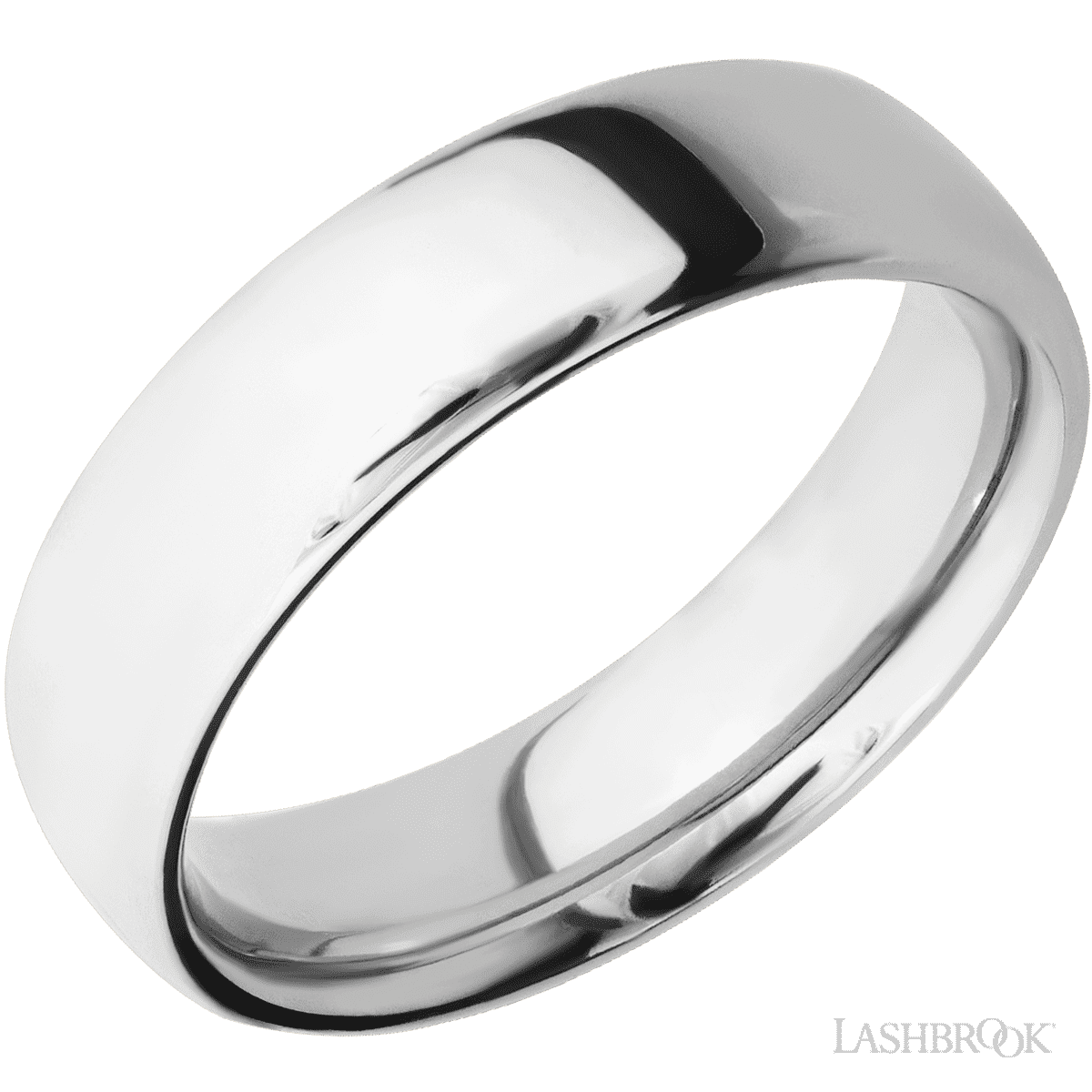 14 Karat White Gold Euro Fit Band Ring Size 9