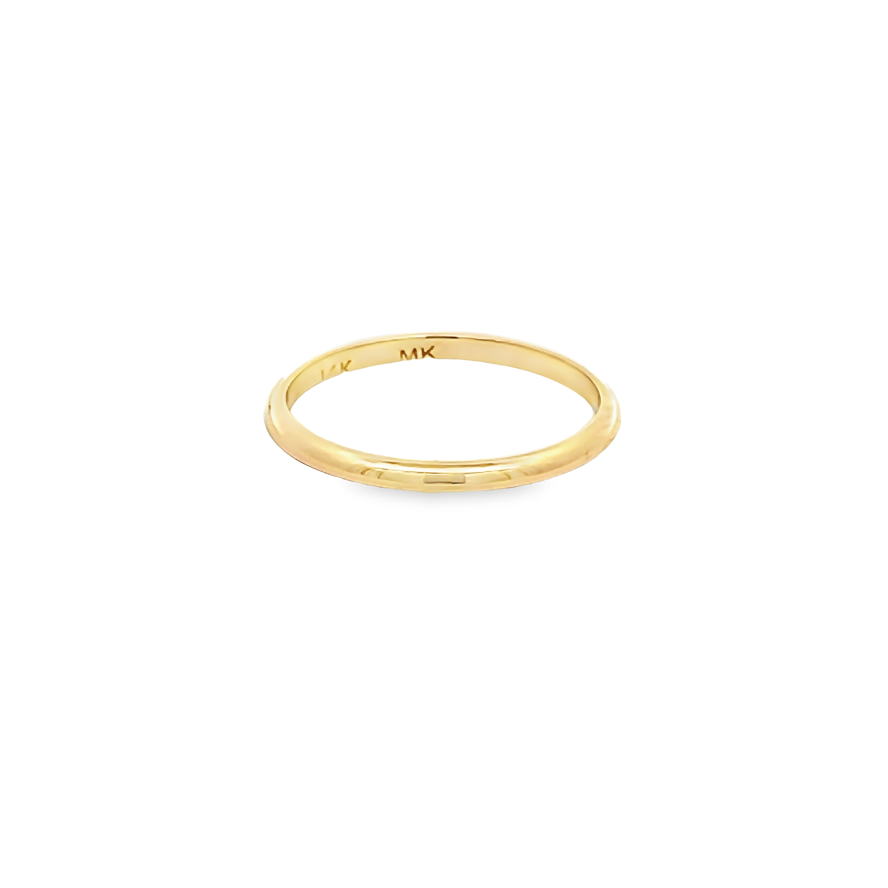 1.5mm 14k Yellow Gold Wedding Band 001 405 03511