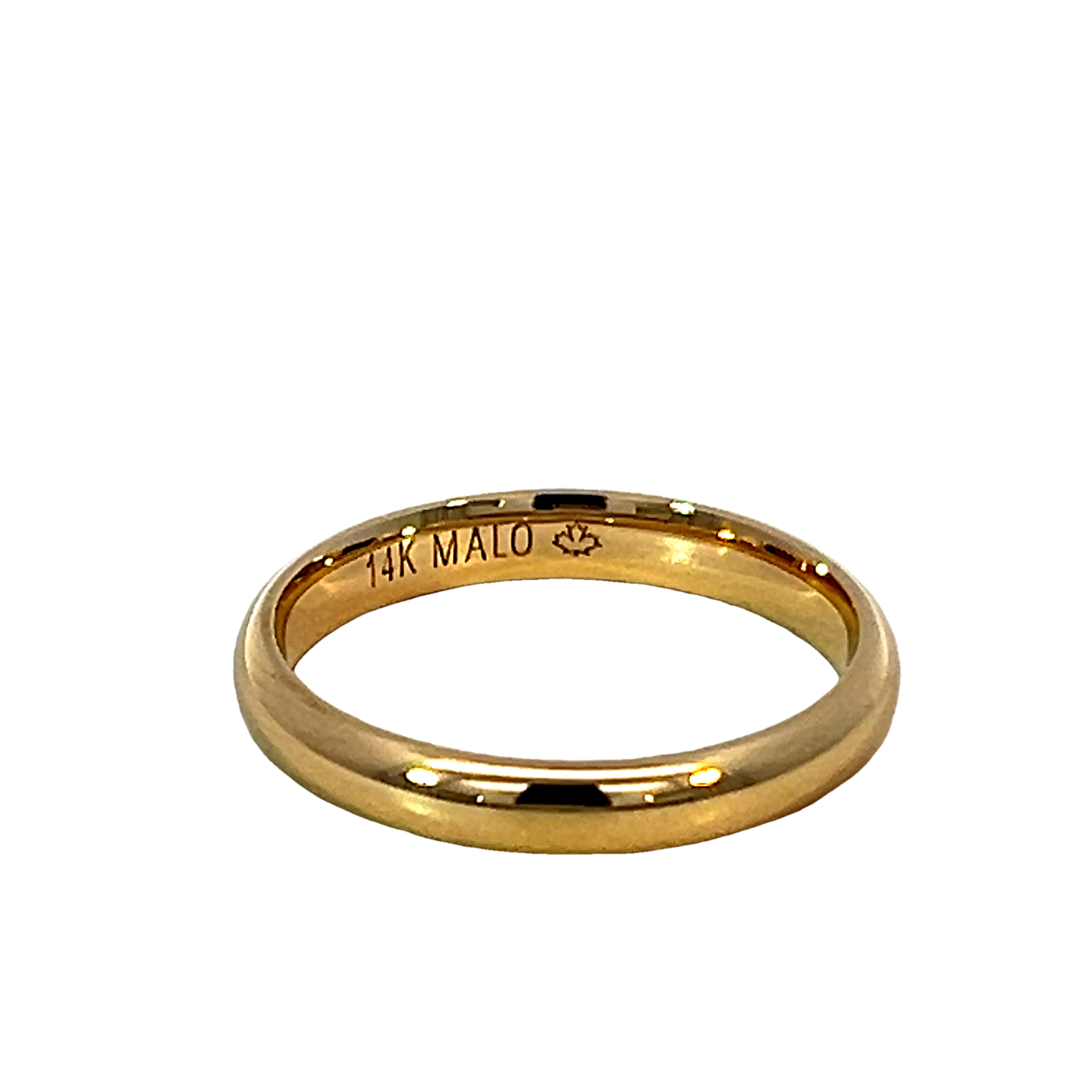 14k Yellow Gold Wedding Band