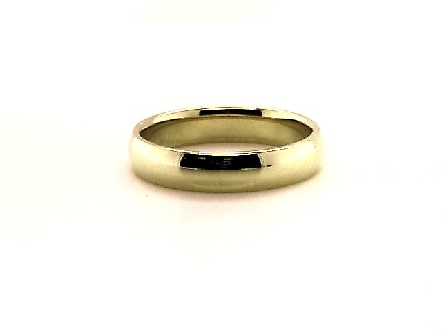 14 Karat Yellow Gold 4mm Wide Band