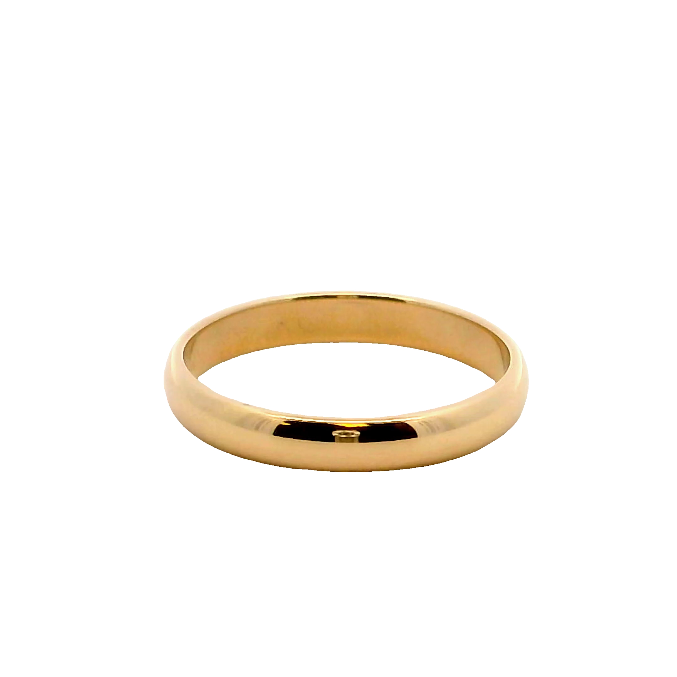 14k Yellow Gold 3mm Wedding Band