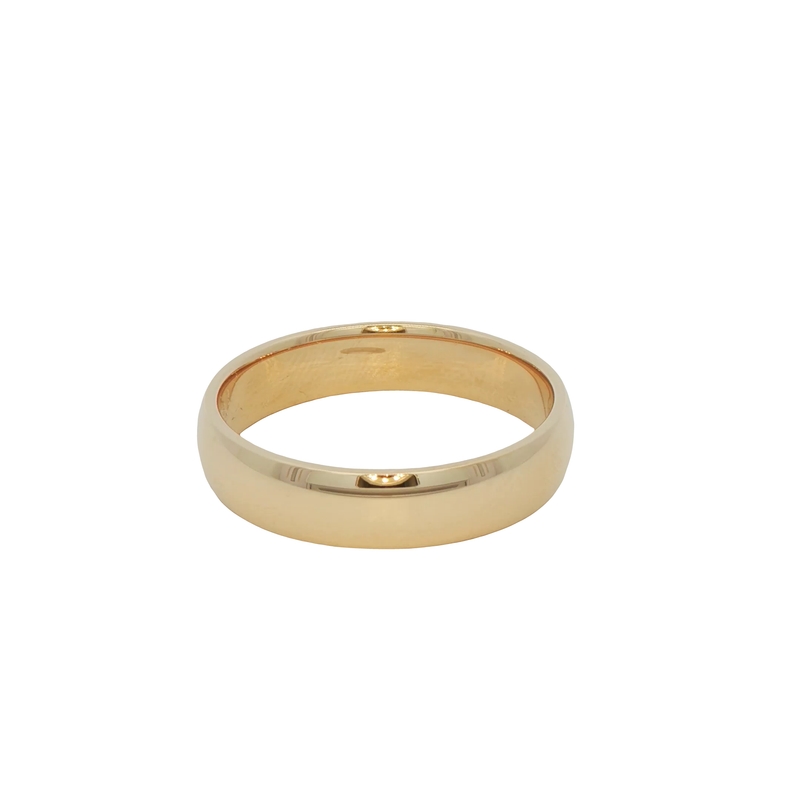 14k Yellow Gold 5mm Wedding Band