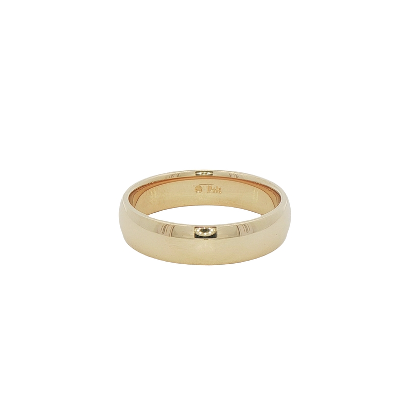 14k Yellow Gold Wedding Band