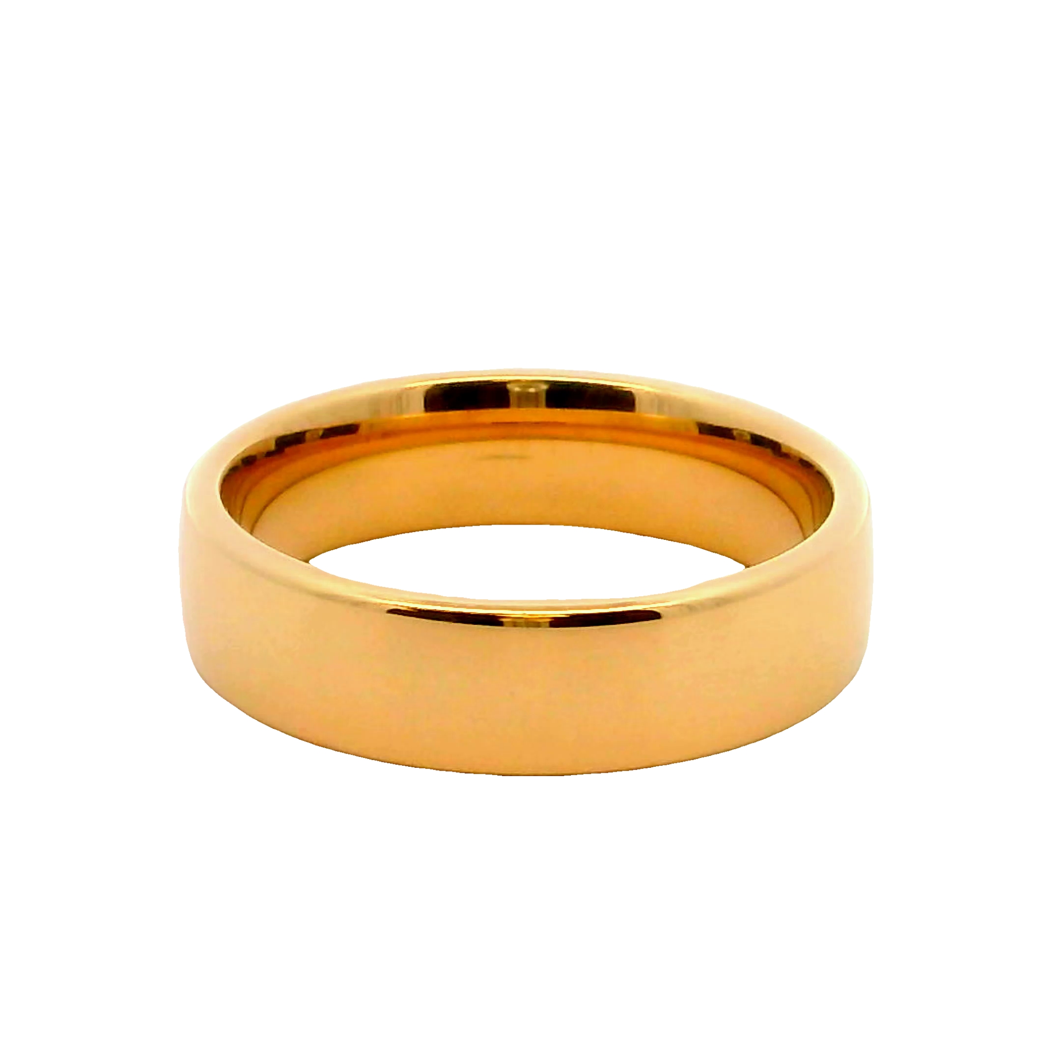 14k Yellow Gold 6mm Wedding Band