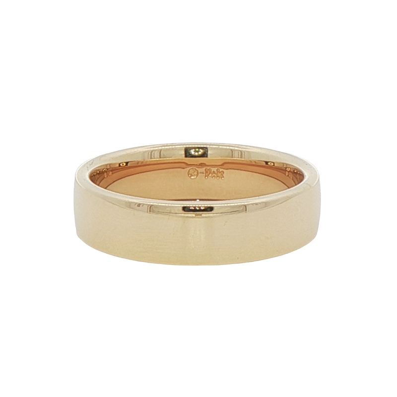 14k Yellow Gold 6mm Wedding Band