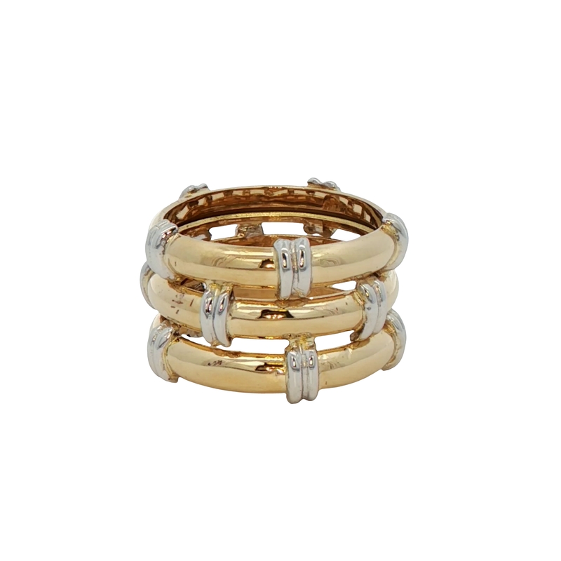18k Two-toned Fashion Ring