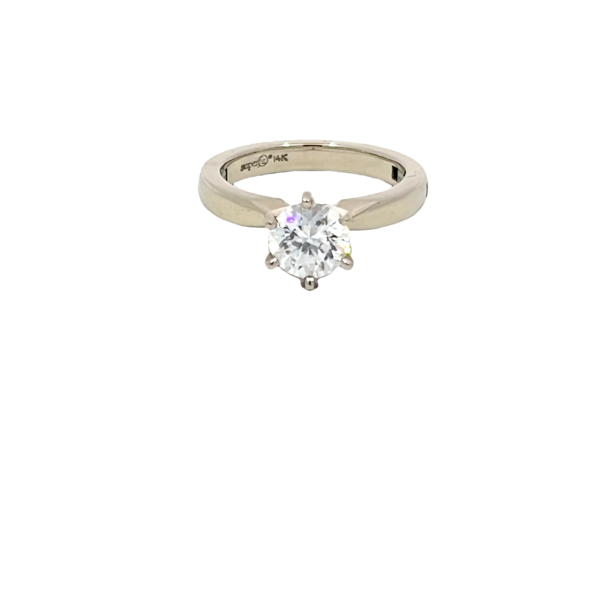 14k Gold Semi Mount Engagement Ring