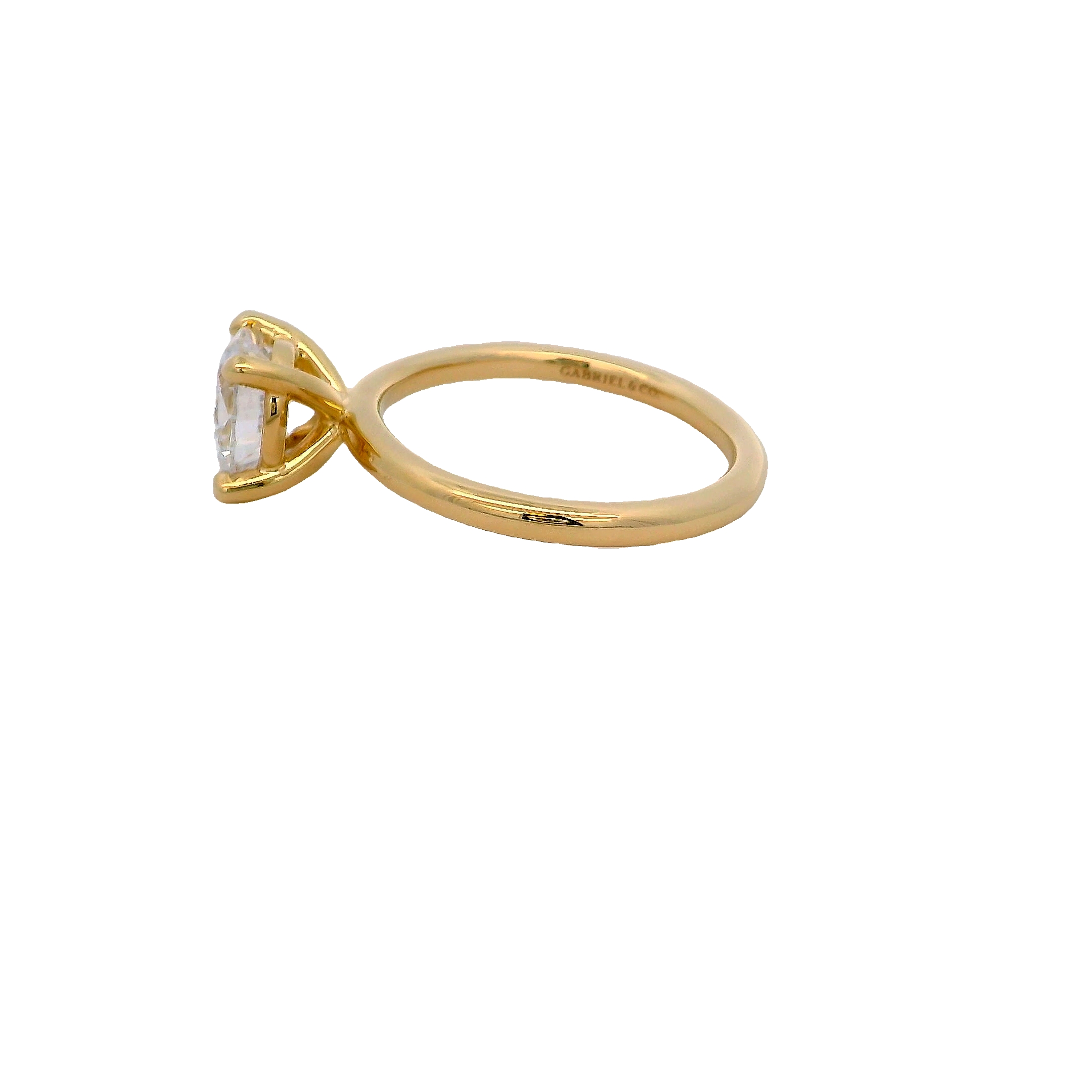 14k Yellow Gold Solitaire Engagement Setting