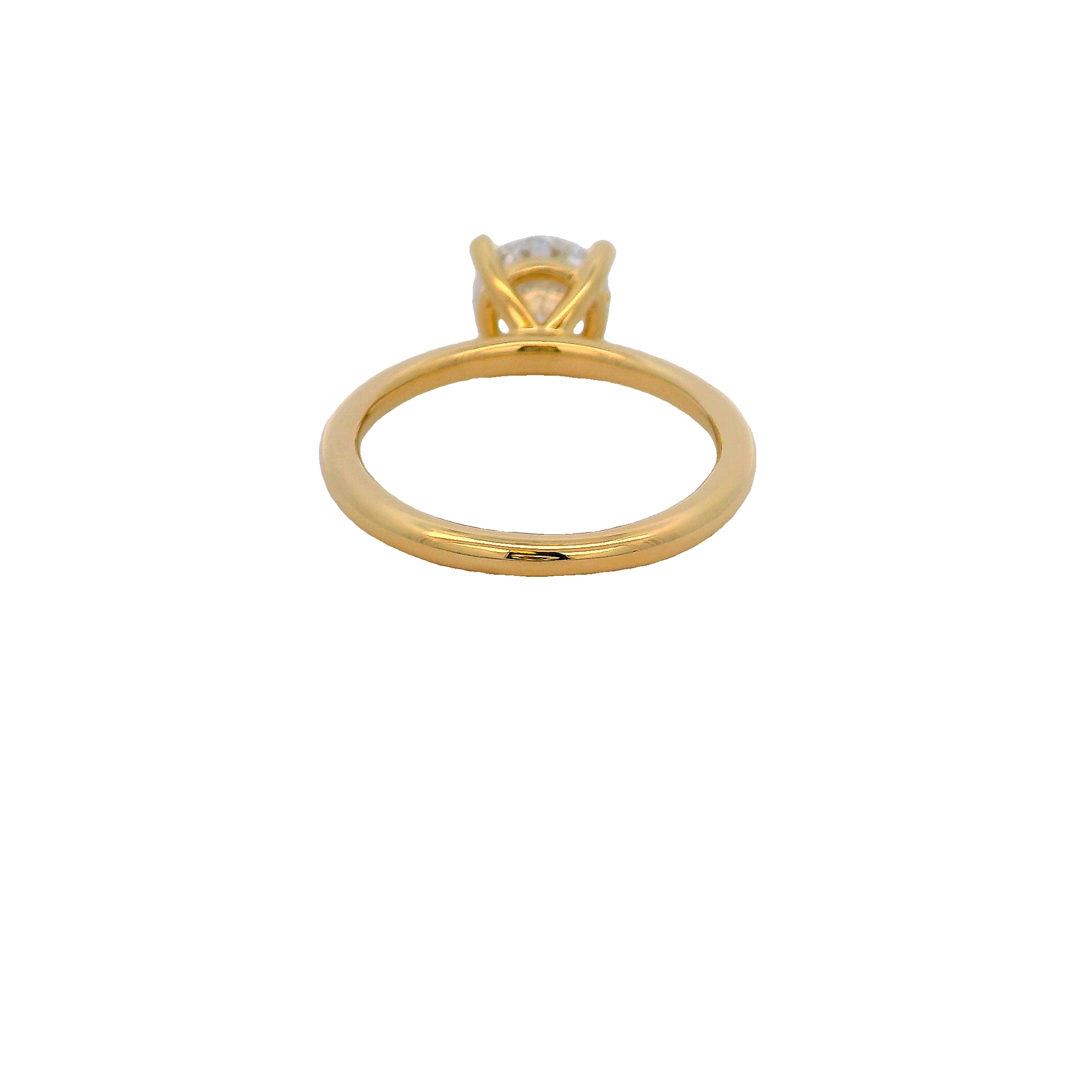 14k Yellow Gold Solitaire Engagement Setting
