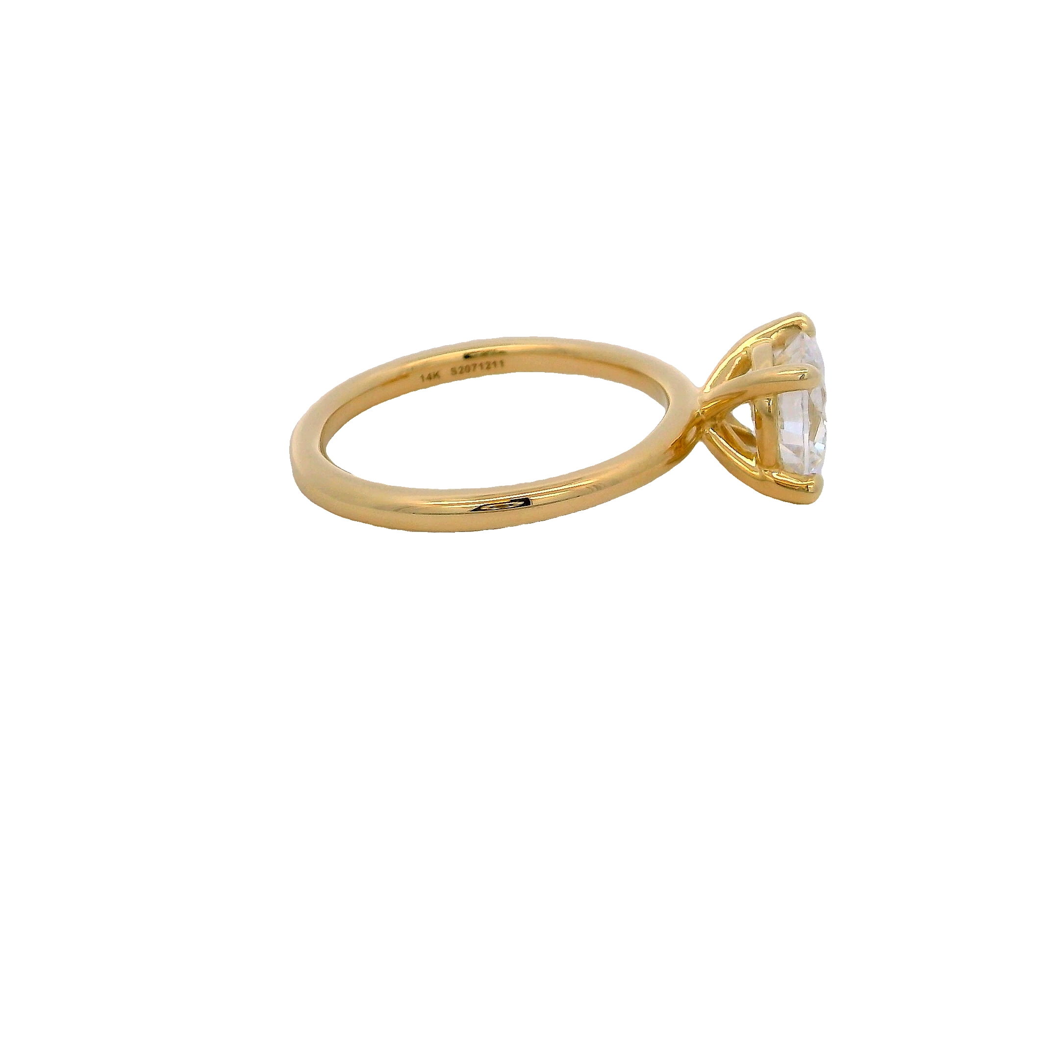 14k Yellow Gold Solitaire Engagement Setting