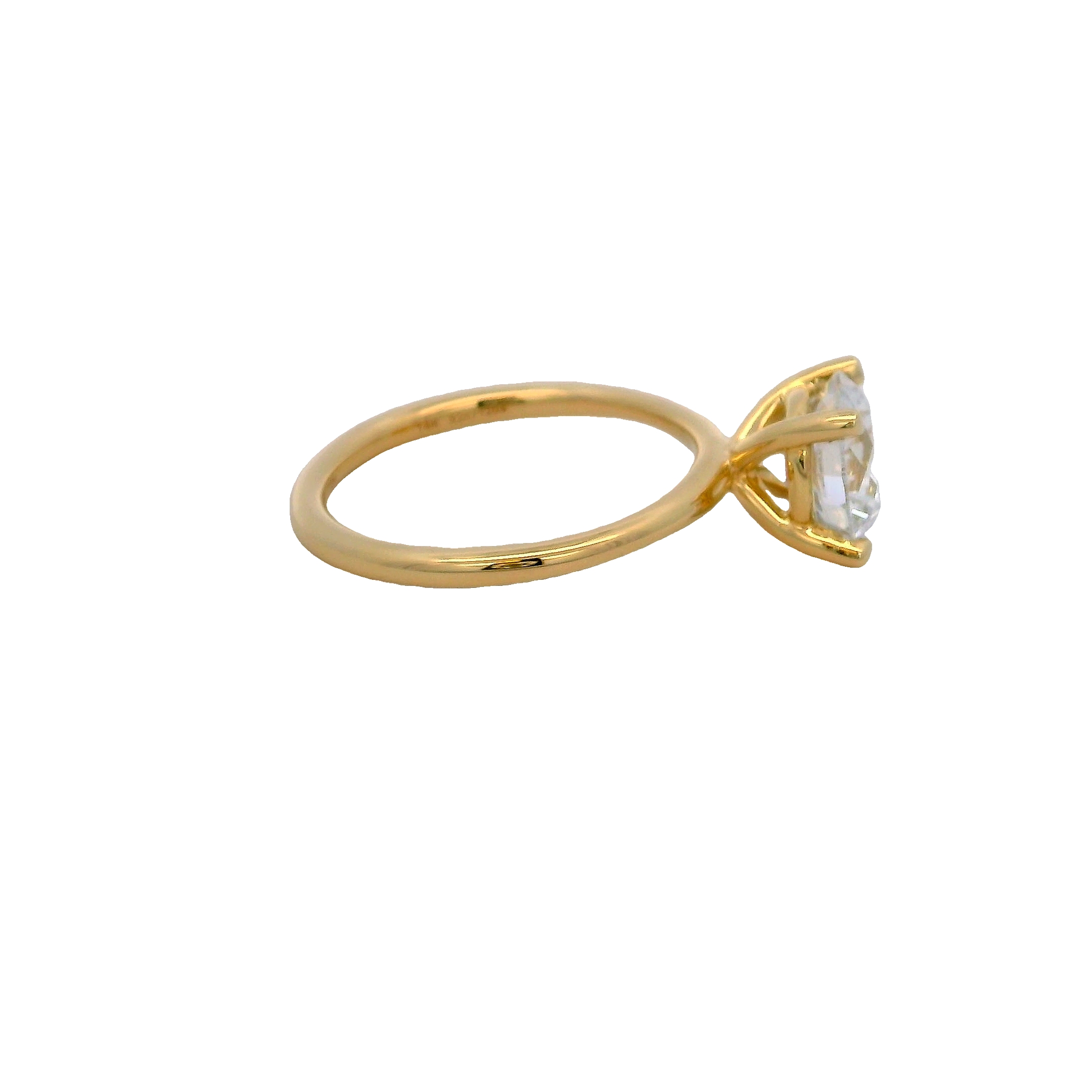 14k Yellow Gold Solitaire Engagement Setting