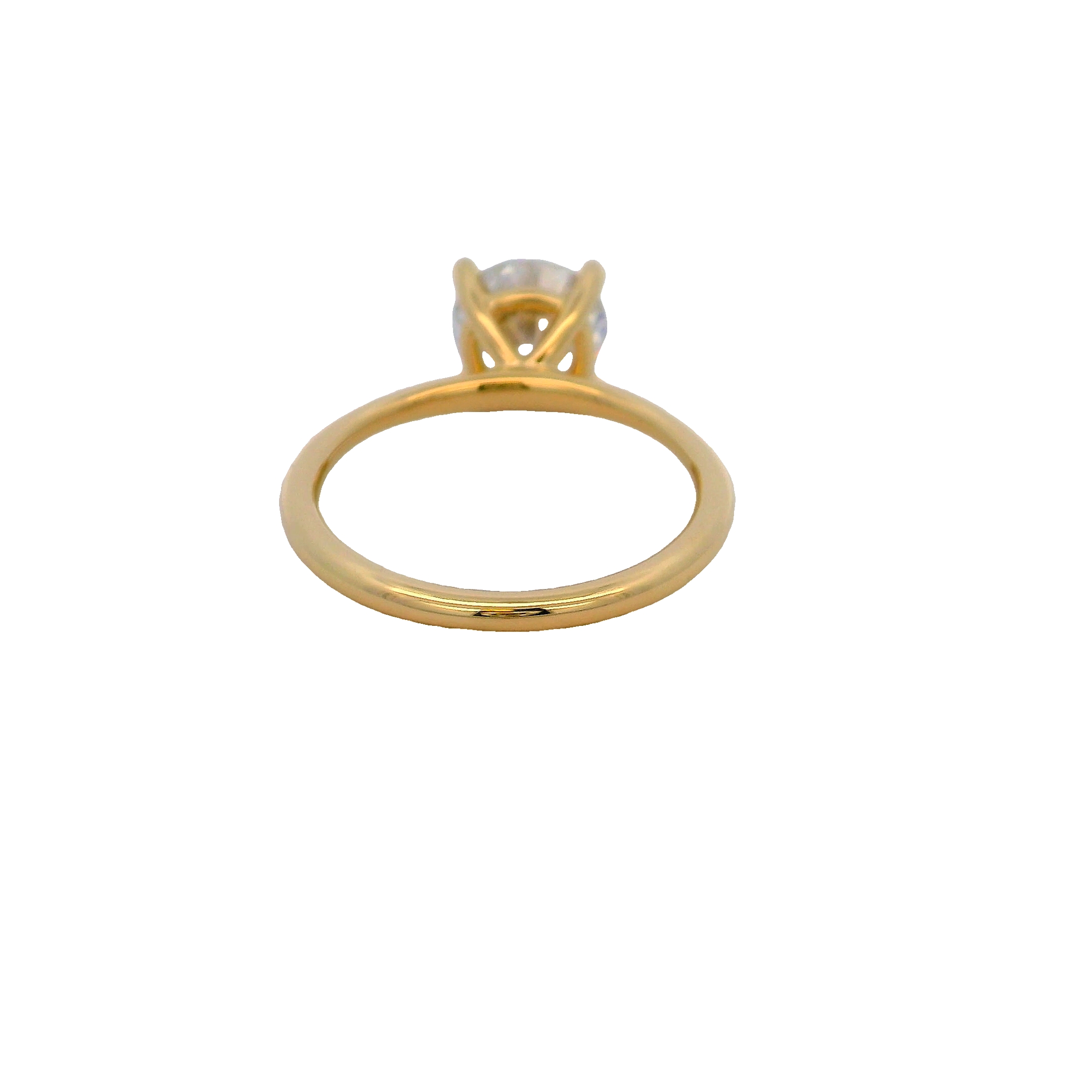 14k Yellow Gold Solitaire Engagement Setting