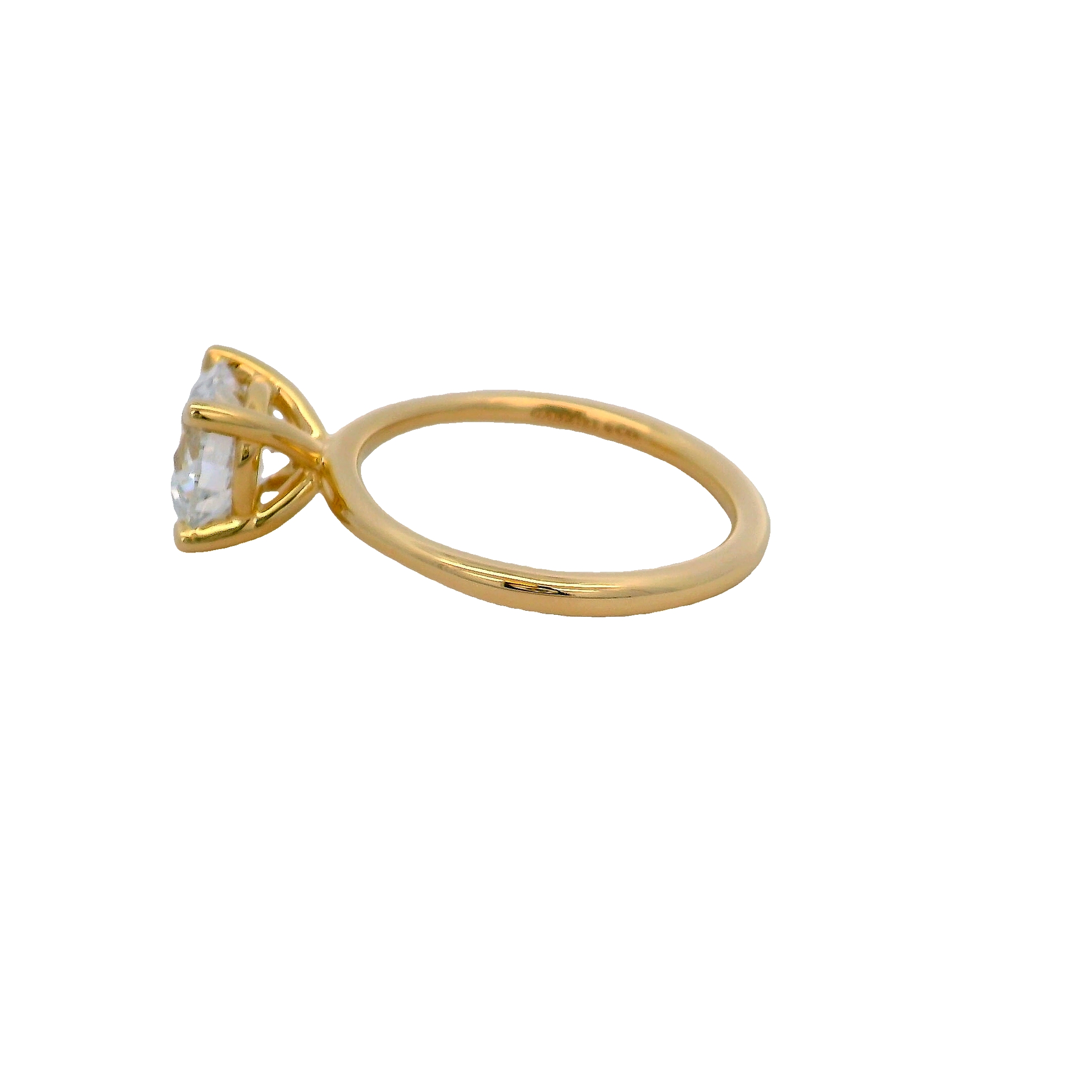 14k Yellow Gold Solitaire Engagement Setting