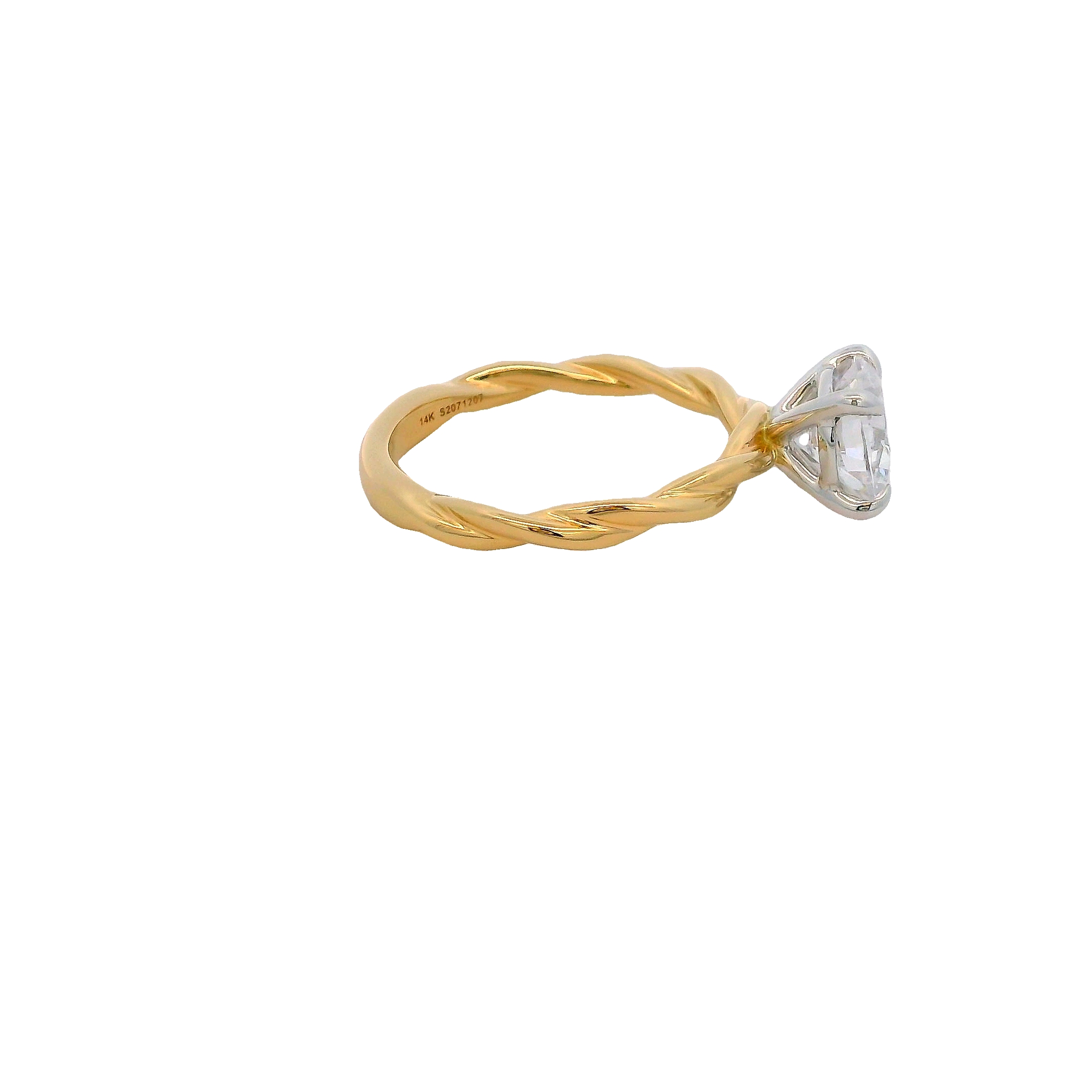 14k Two-toned Soliatire Remount