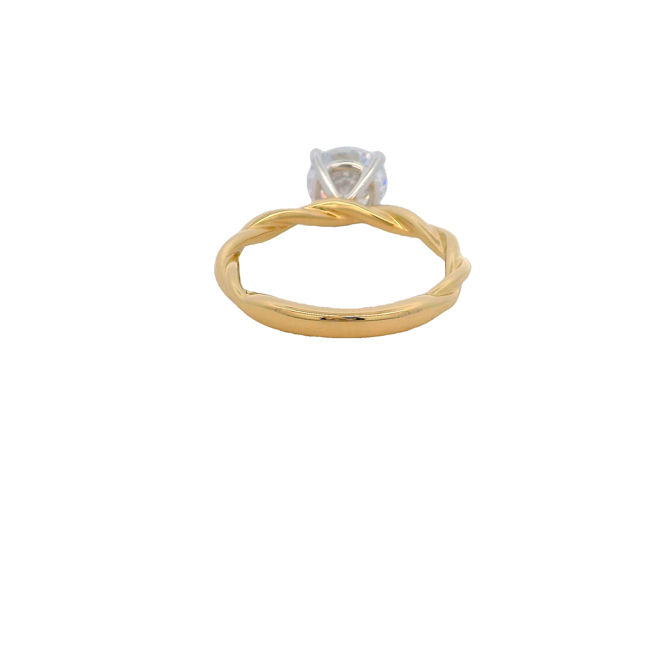 14k Two-toned Soliatire Remount