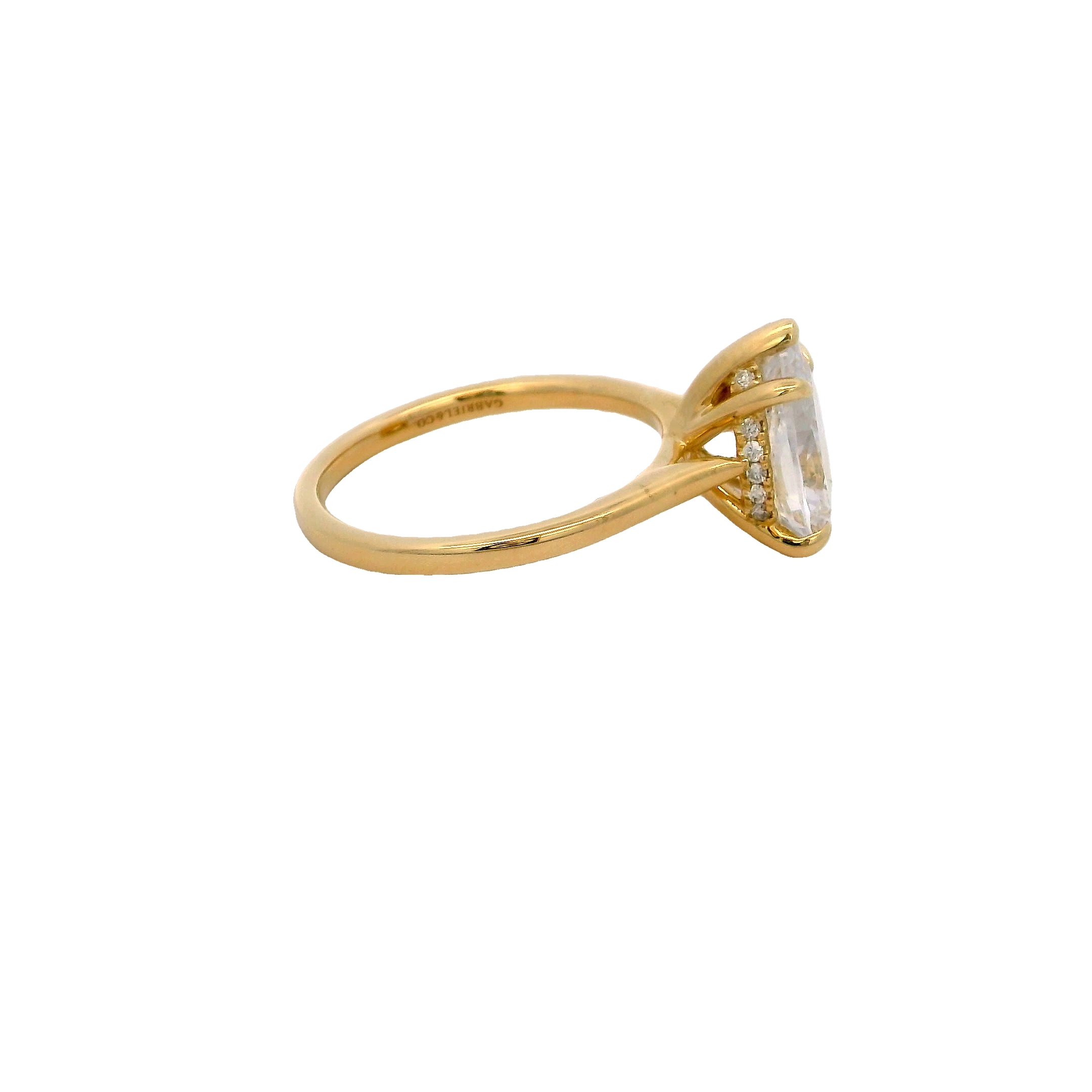 14k Yellow Gold Solitaire Engagement Ring